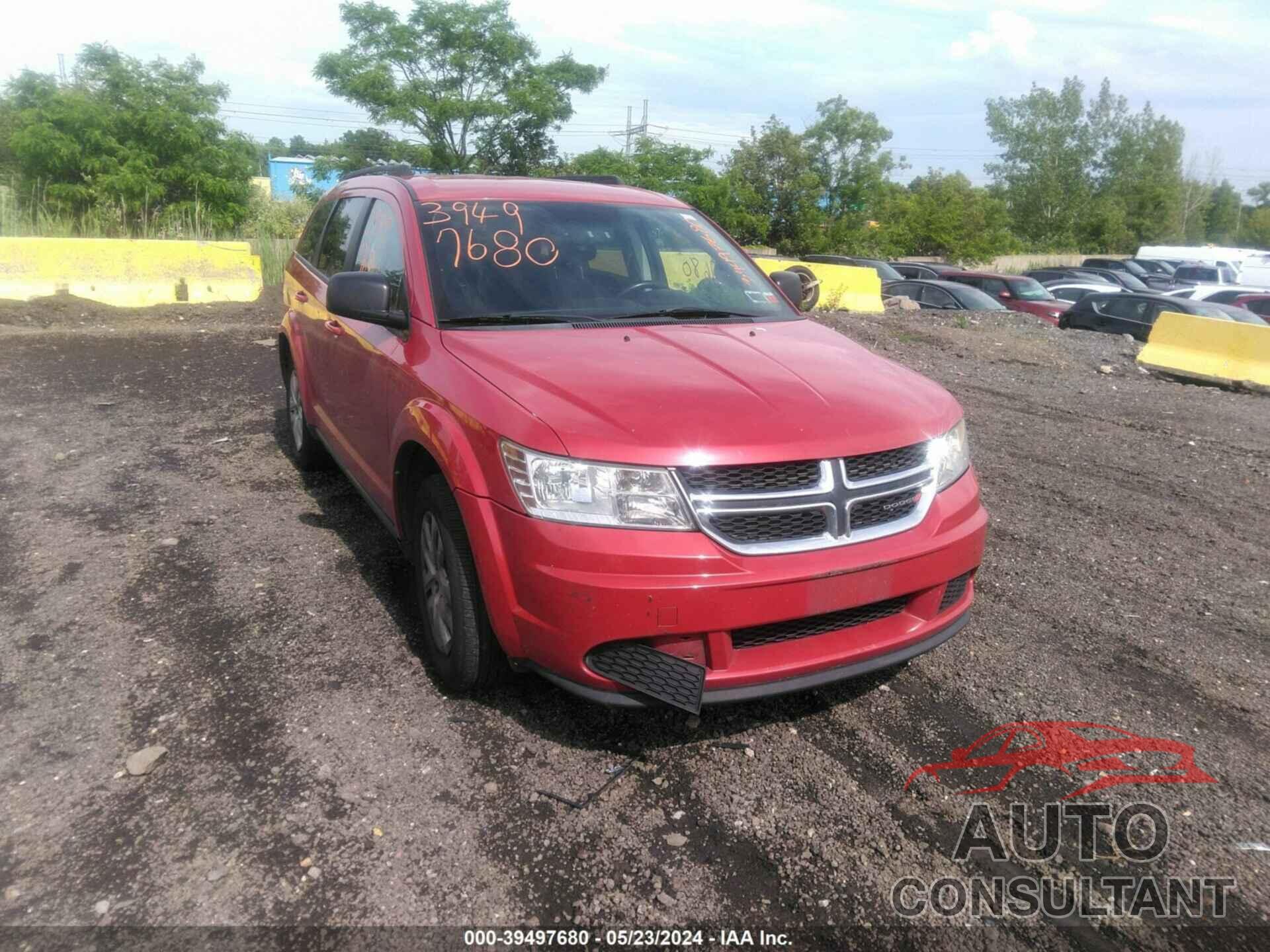 DODGE JOURNEY 2016 - 3C4PDCAB9GT210498