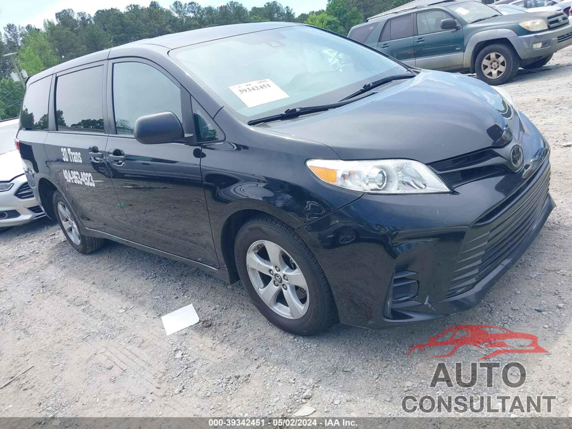 TOYOTA SIENNA 2019 - 5TDZZ3DCXKS989878