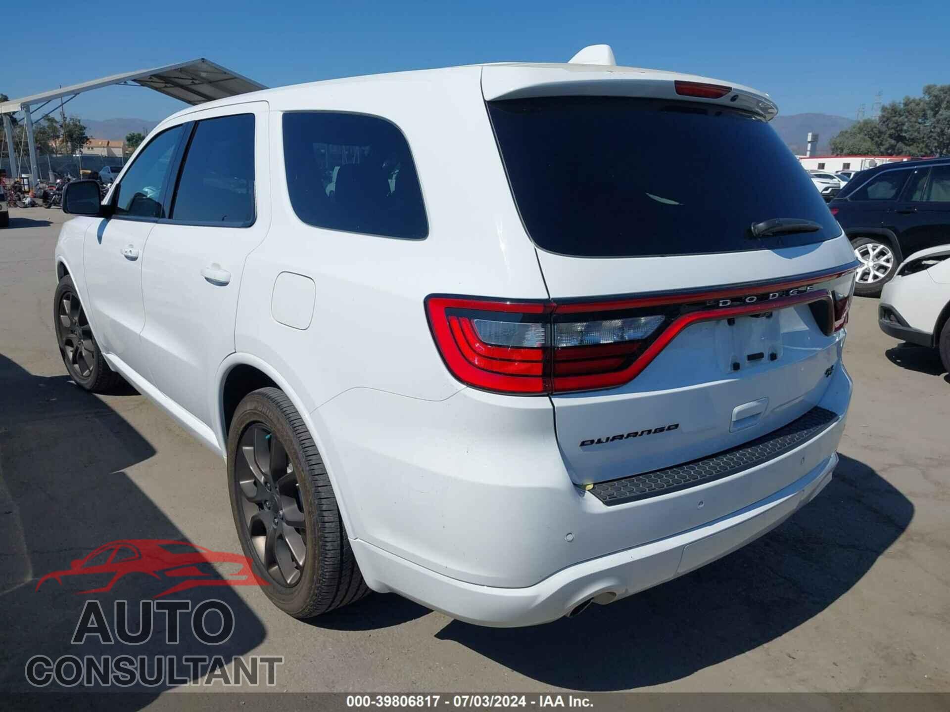 DODGE DURANGO 2017 - 1C4SDHCT2HC680687