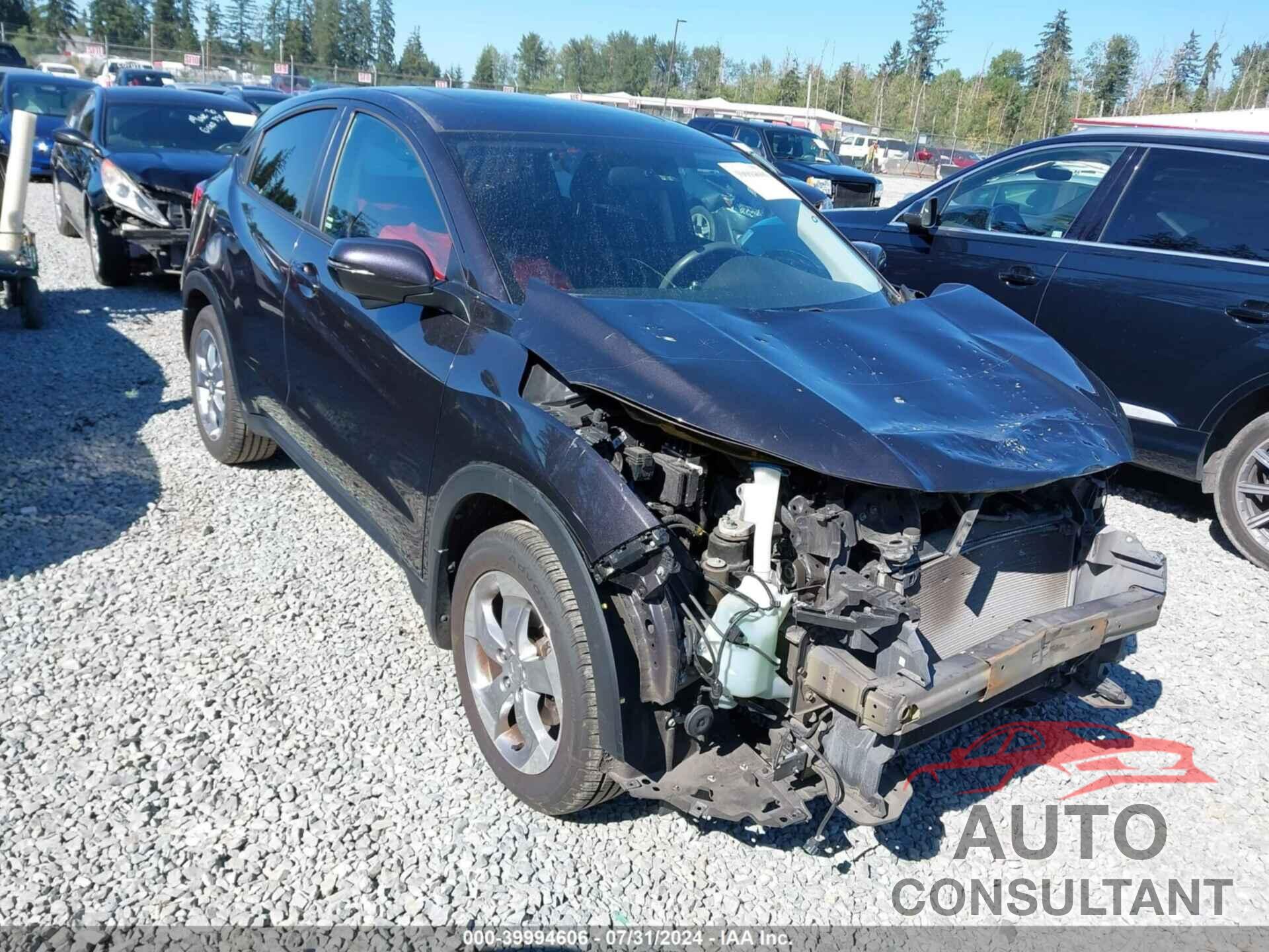 HONDA HR-V 2016 - 3CZRU6H54GM762912