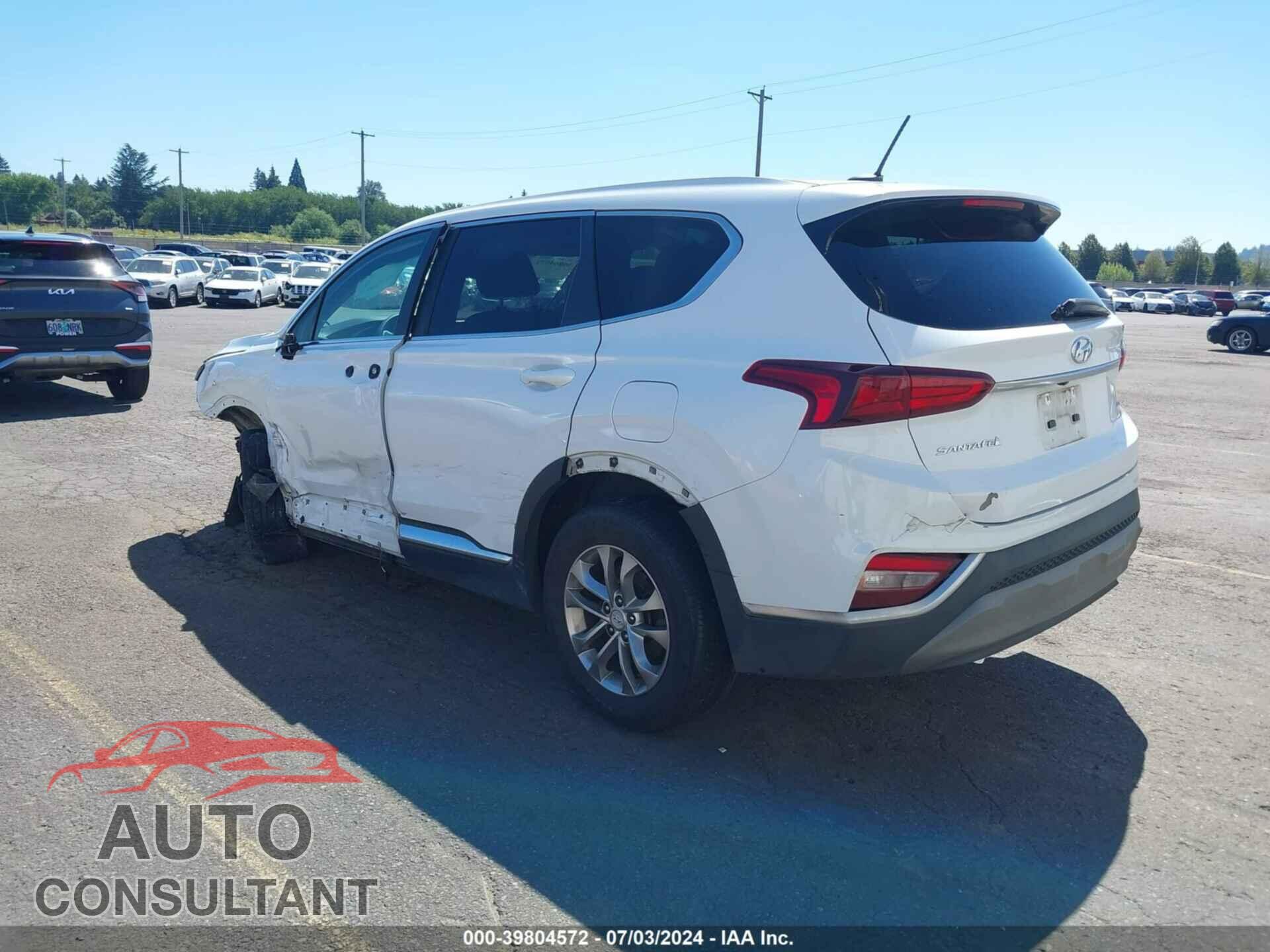 HYUNDAI SANTA FE 2019 - 5NMS2CAD7KH021663