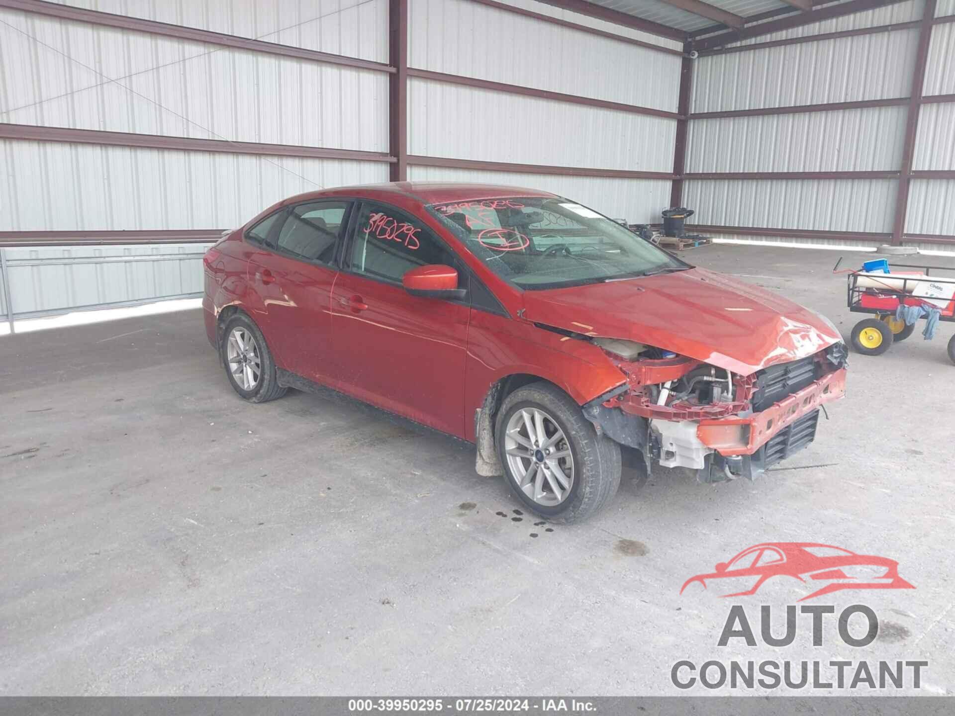 FORD FOCUS 2018 - 1FADP3FE3JL322011