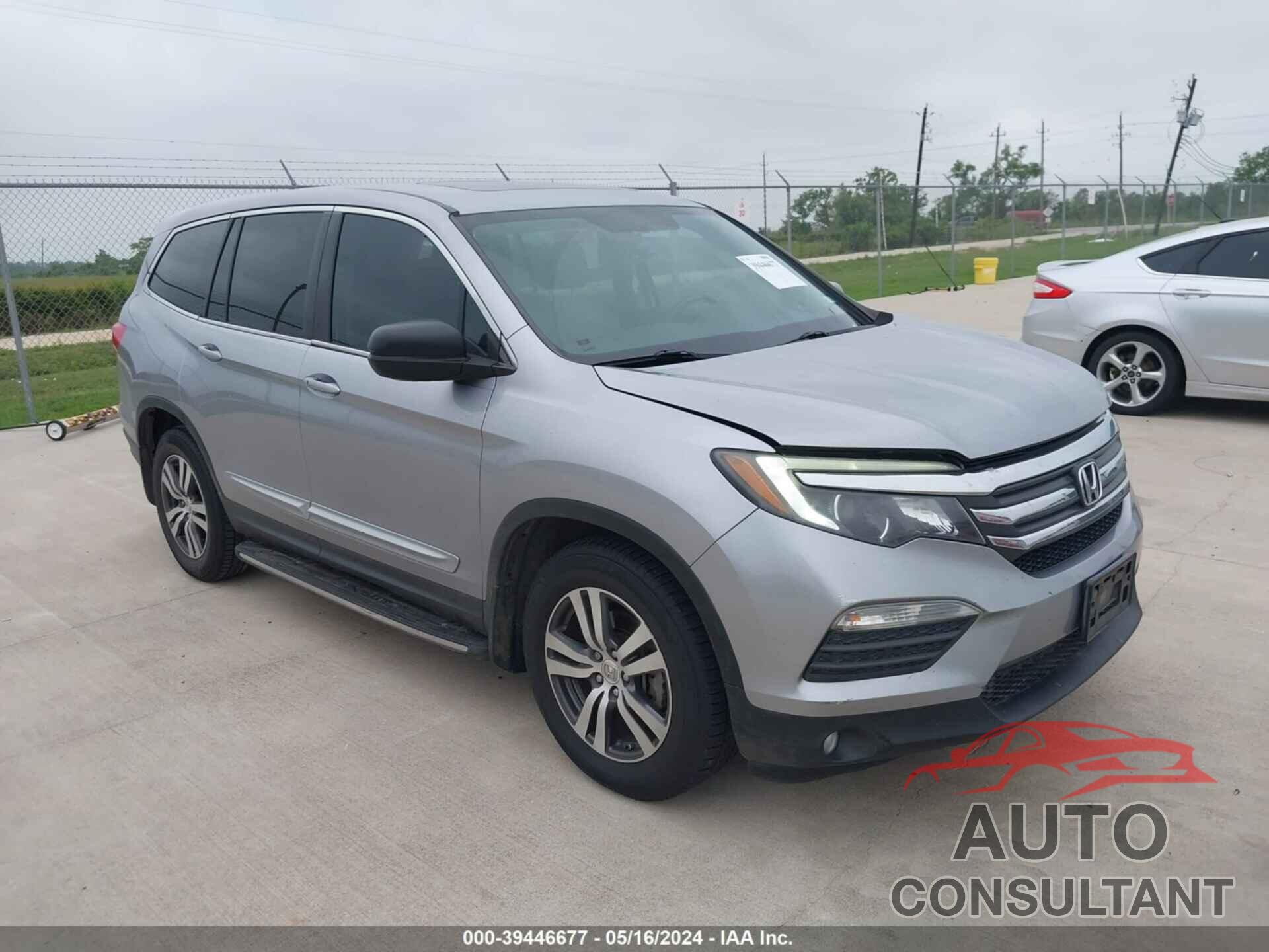 HONDA PILOT 2016 - 5FNYF5H72GB003624