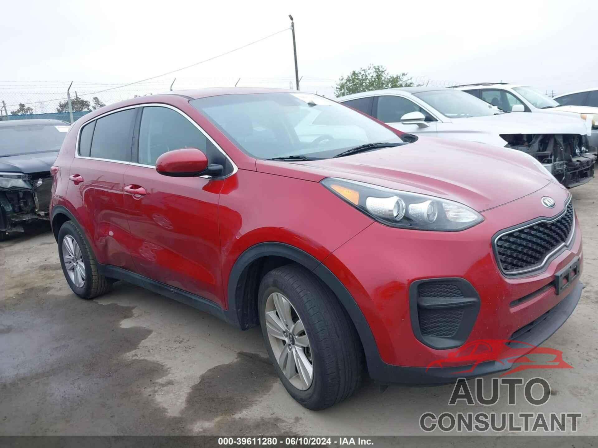 KIA SPORTAGE 2018 - KNDPM3ACXJ7482174