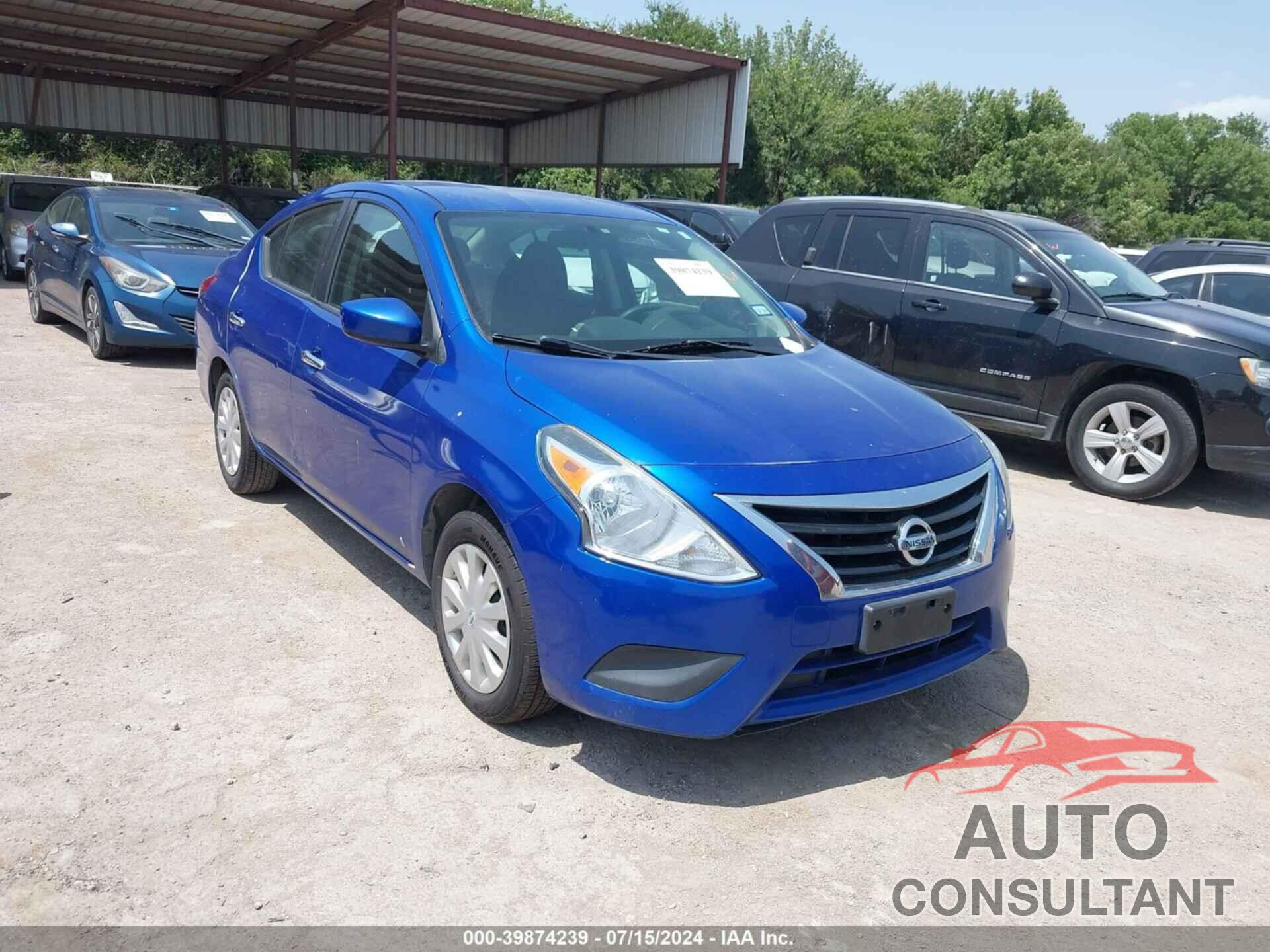 NISSAN VERSA 2016 - 3N1CN7AP5GL803230