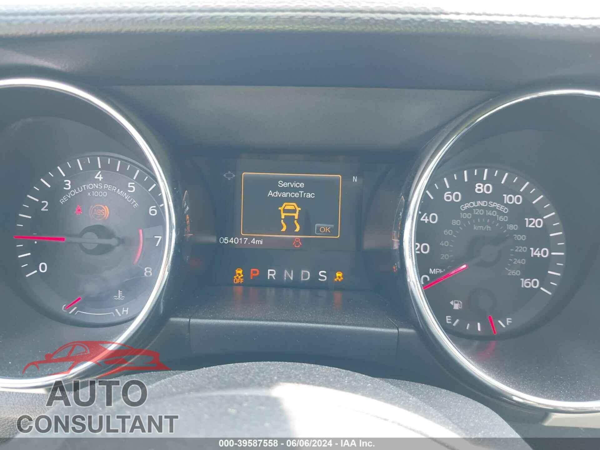 FORD MUSTANG 2017 - 1FA6P8CF2H5329694