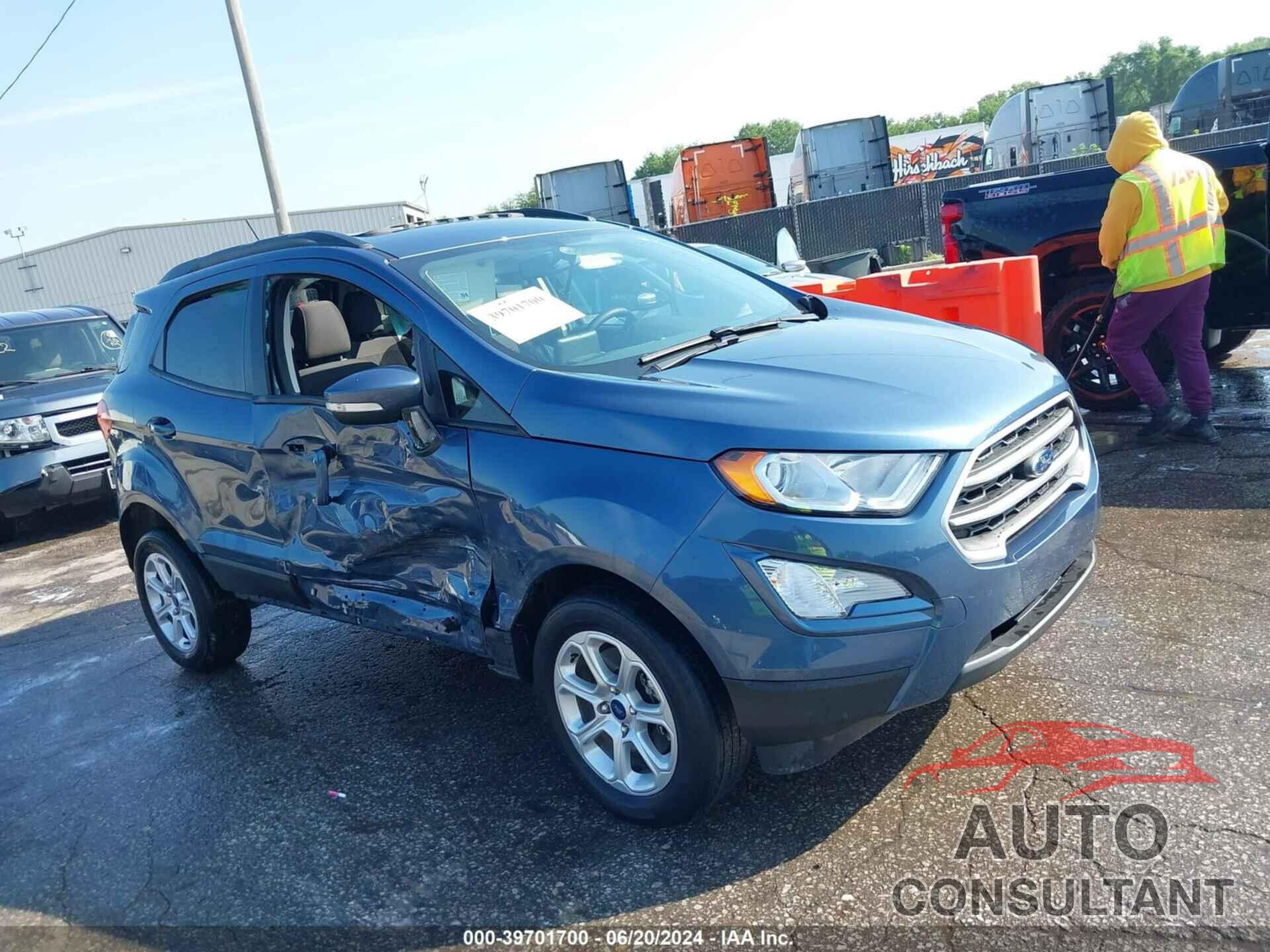 FORD ECOSPORT 2022 - MAJ6S3GL1NC458857