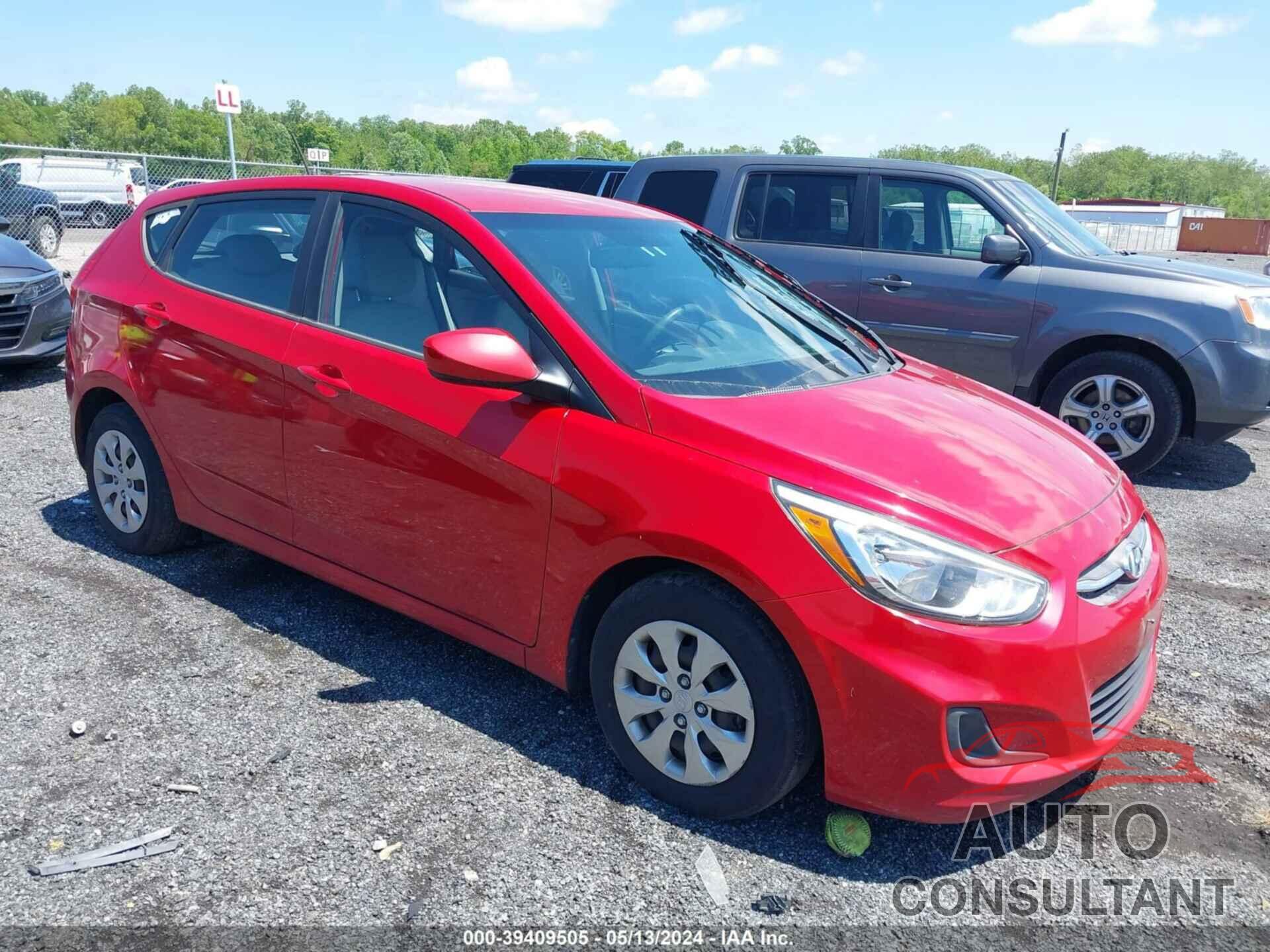 HYUNDAI ACCENT 2017 - KMHCT5AE5HU316666