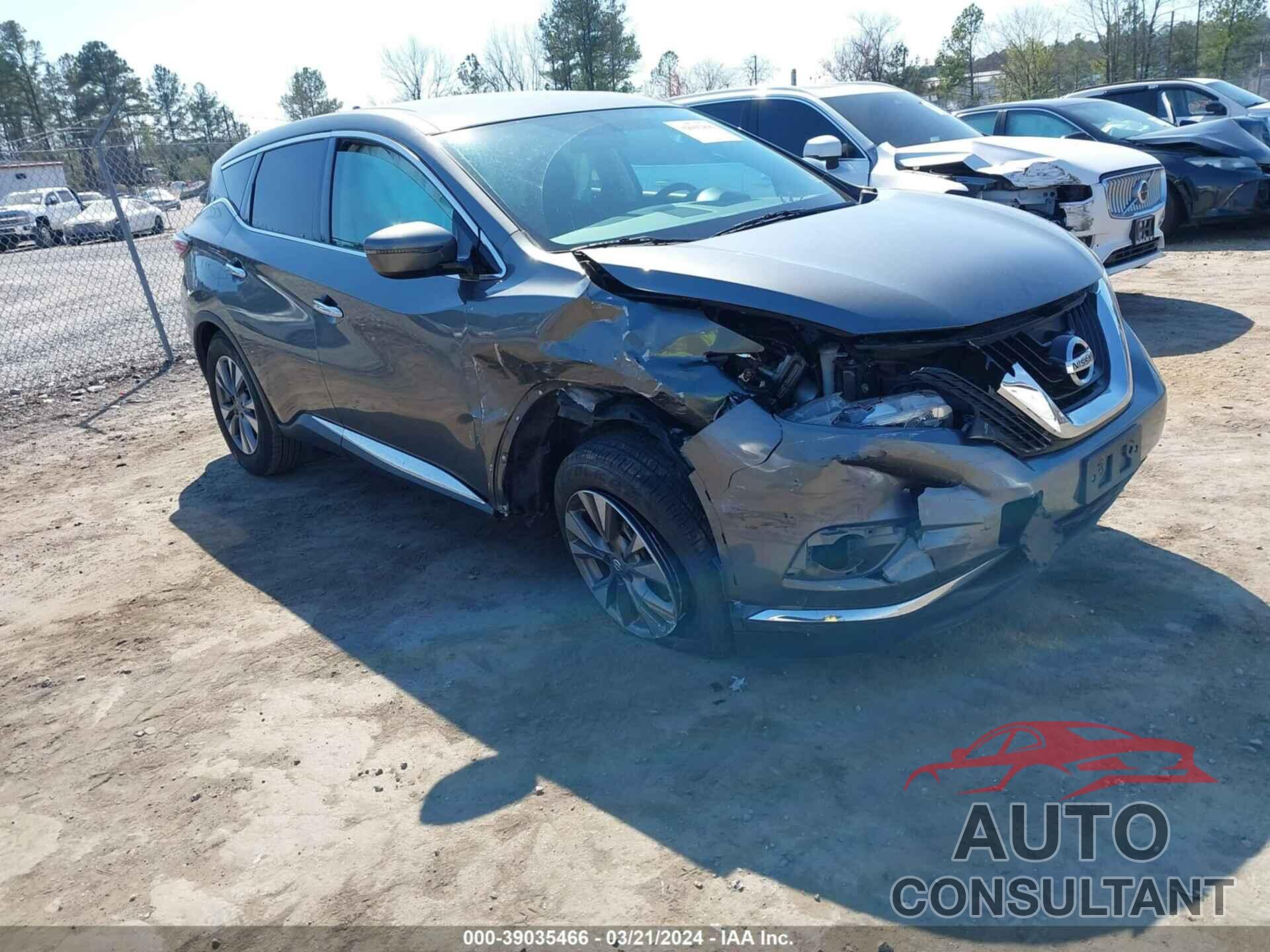 NISSAN MURANO 2016 - 5N1AZ2MG1GN153296