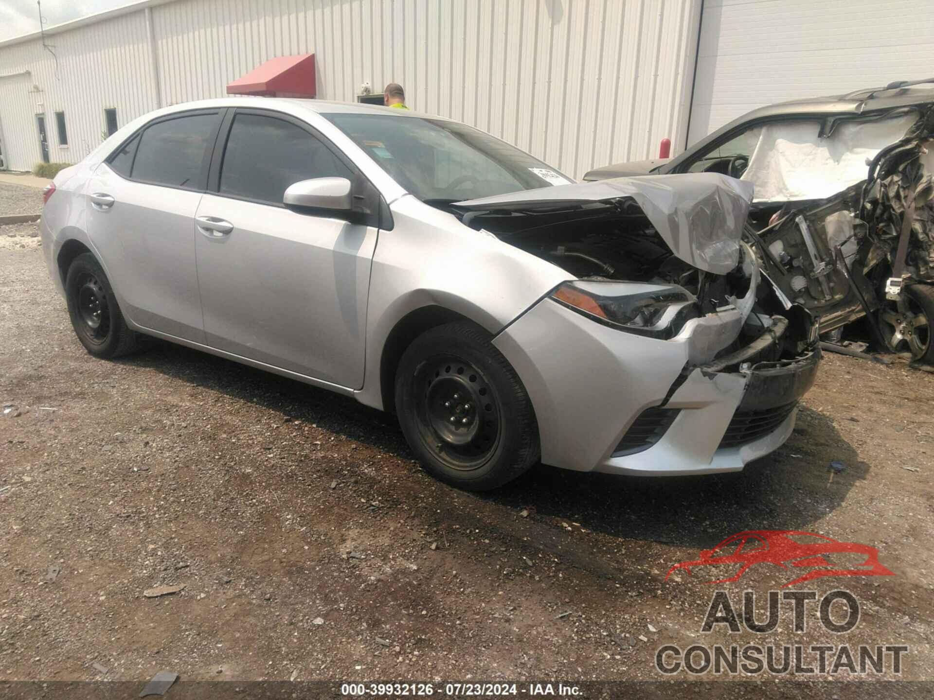 TOYOTA COROLLA 2016 - 2T1BURHEXGC524497