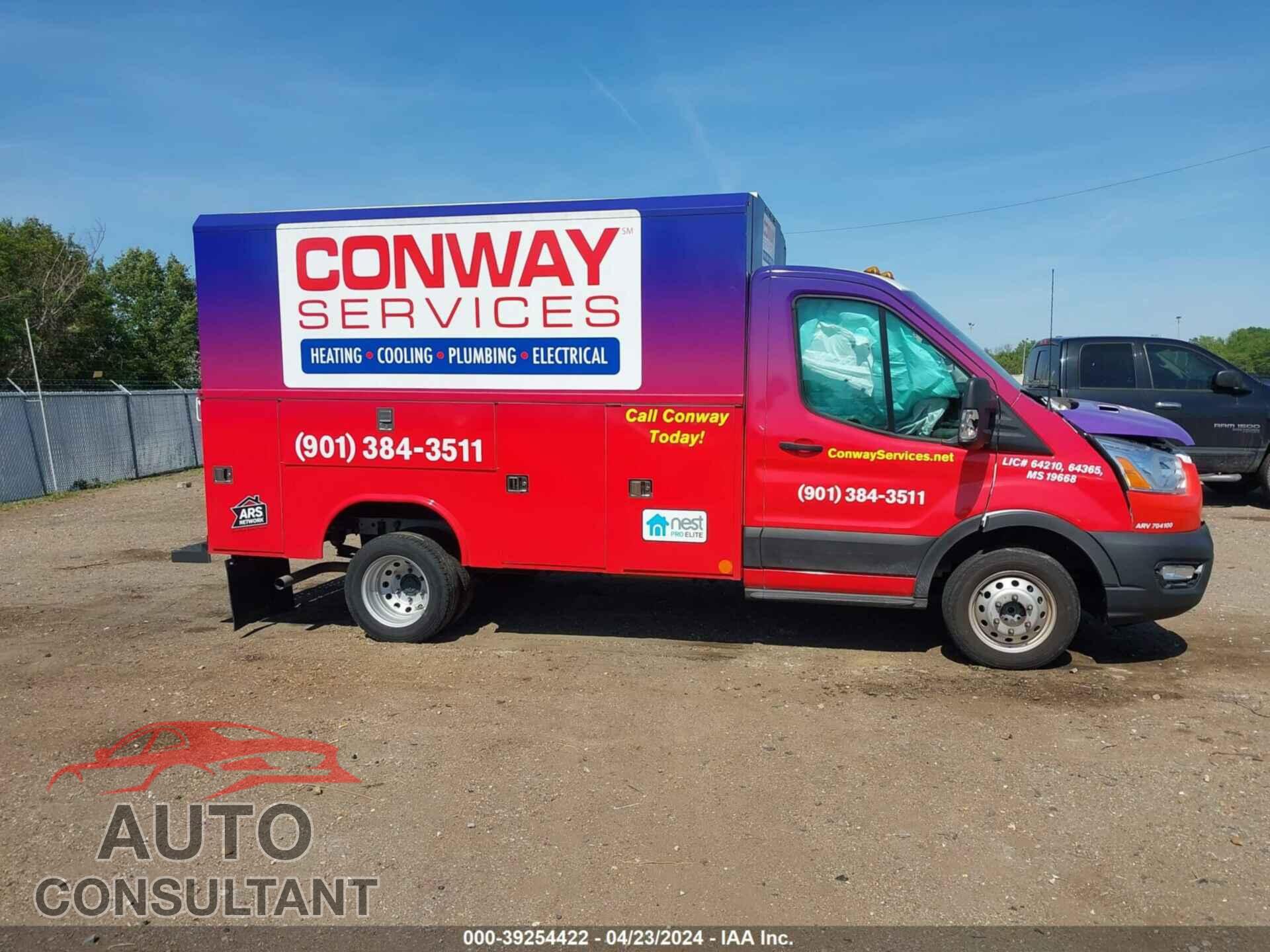 FORD TRANSIT-350 CUTAWAY 2022 - 1FDBF6P82NKA07268