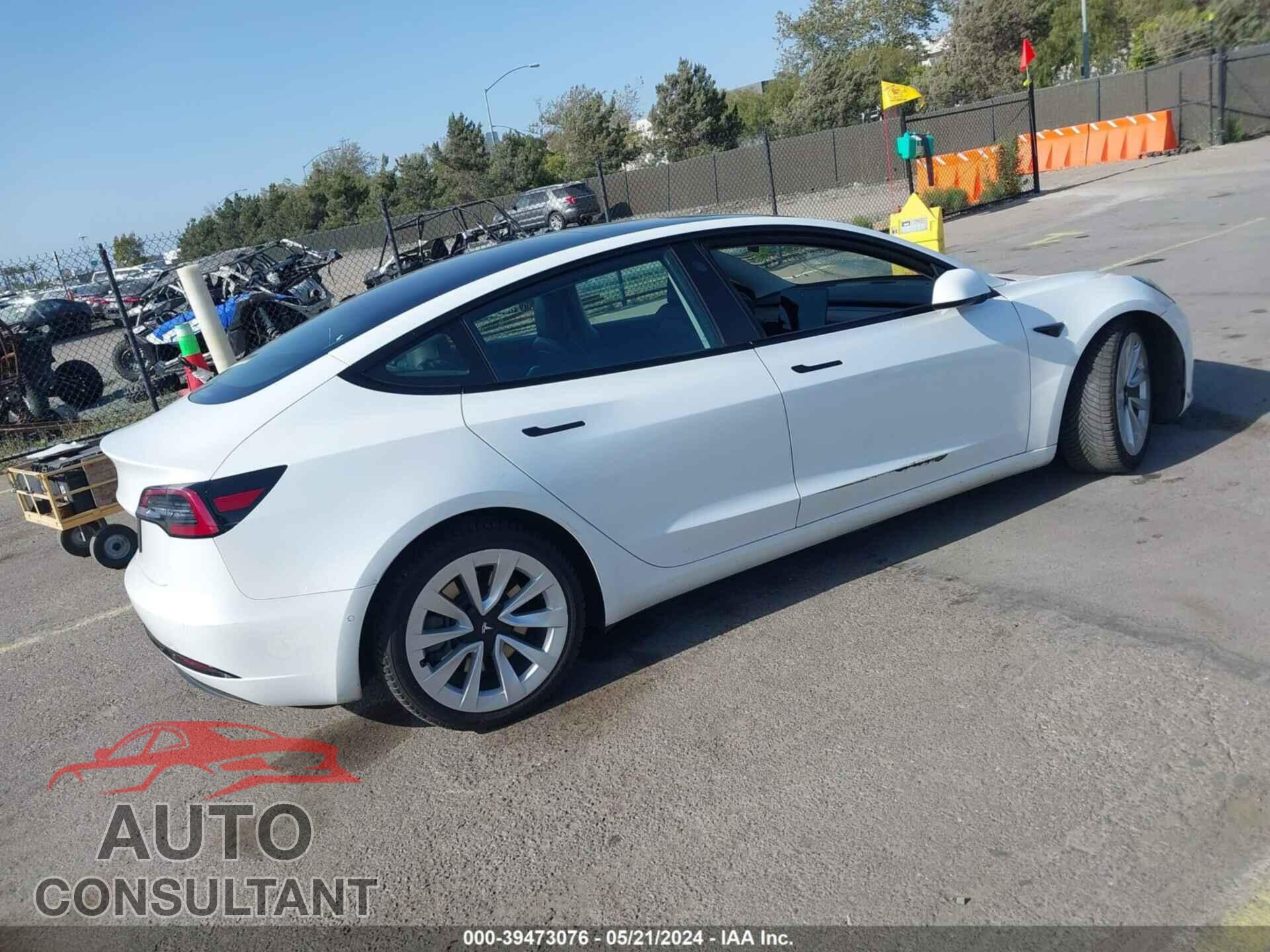 TESLA MODEL 3 2021 - 5YJ3E1EA3MF872038