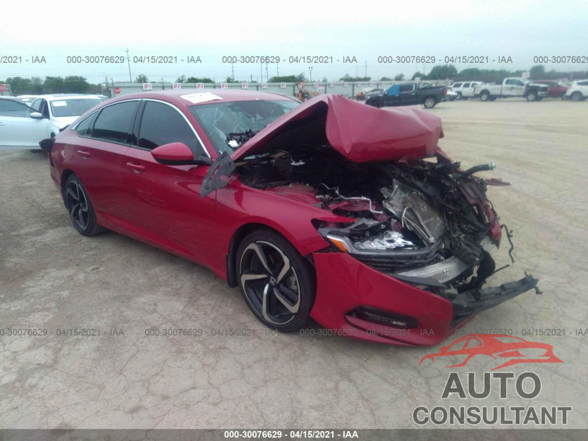 HONDA ACCORD SEDAN 2018 - 1HGCV1F31JA222839