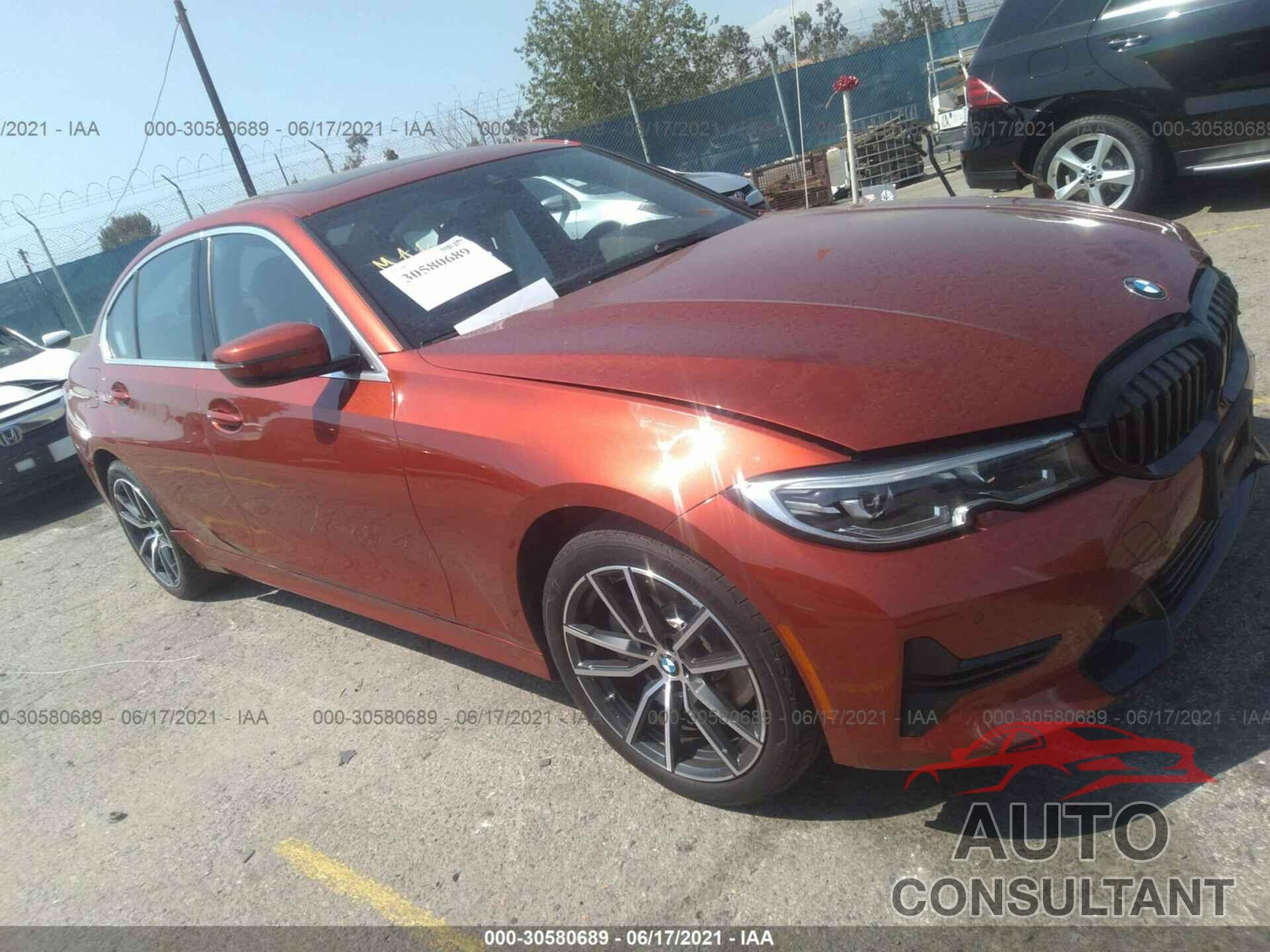 BMW 3 SERIES 2019 - WBA5R1C54KAK07896