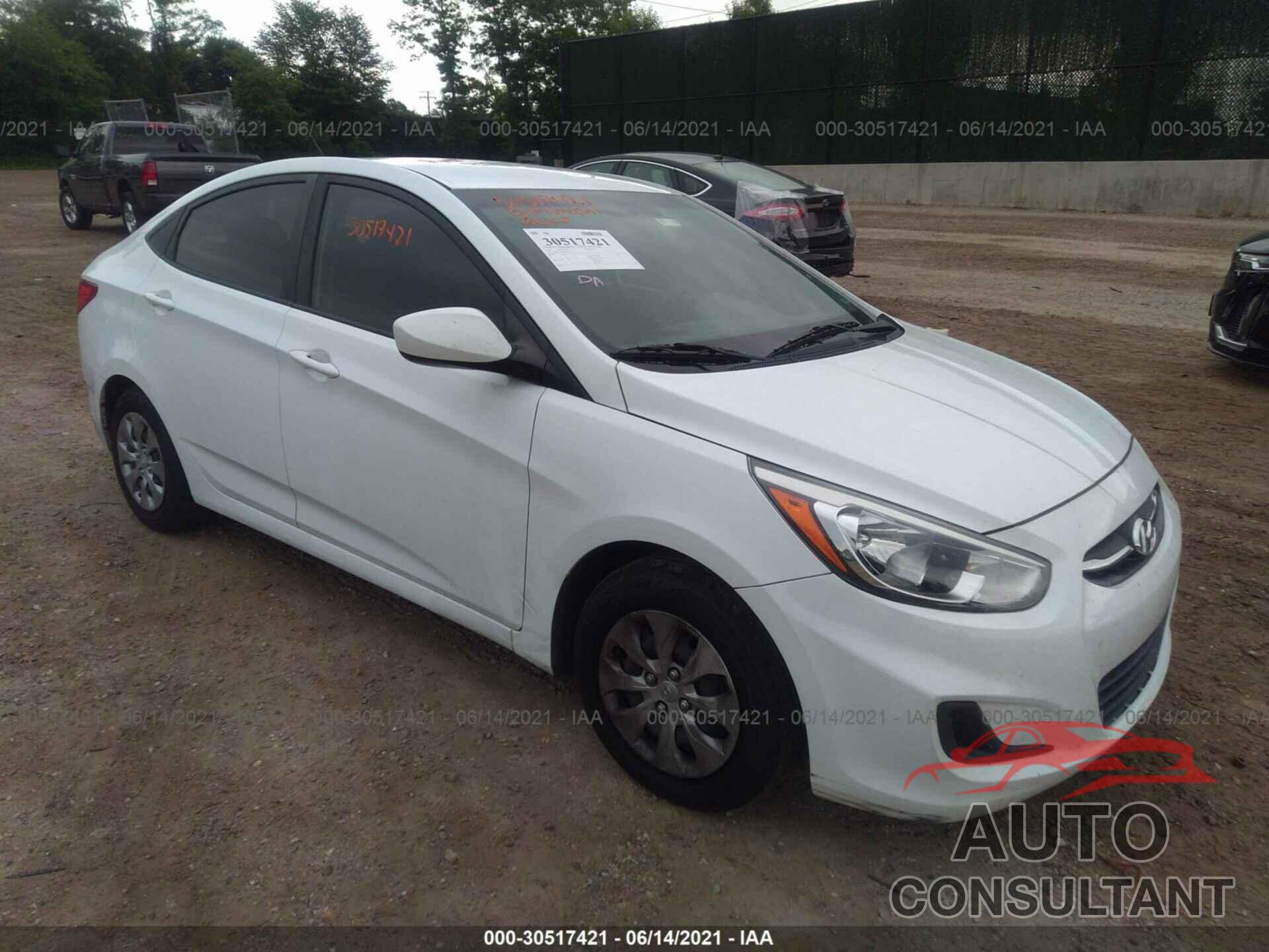 HYUNDAI ACCENT 2017 - KMHCT4AE6HU217378