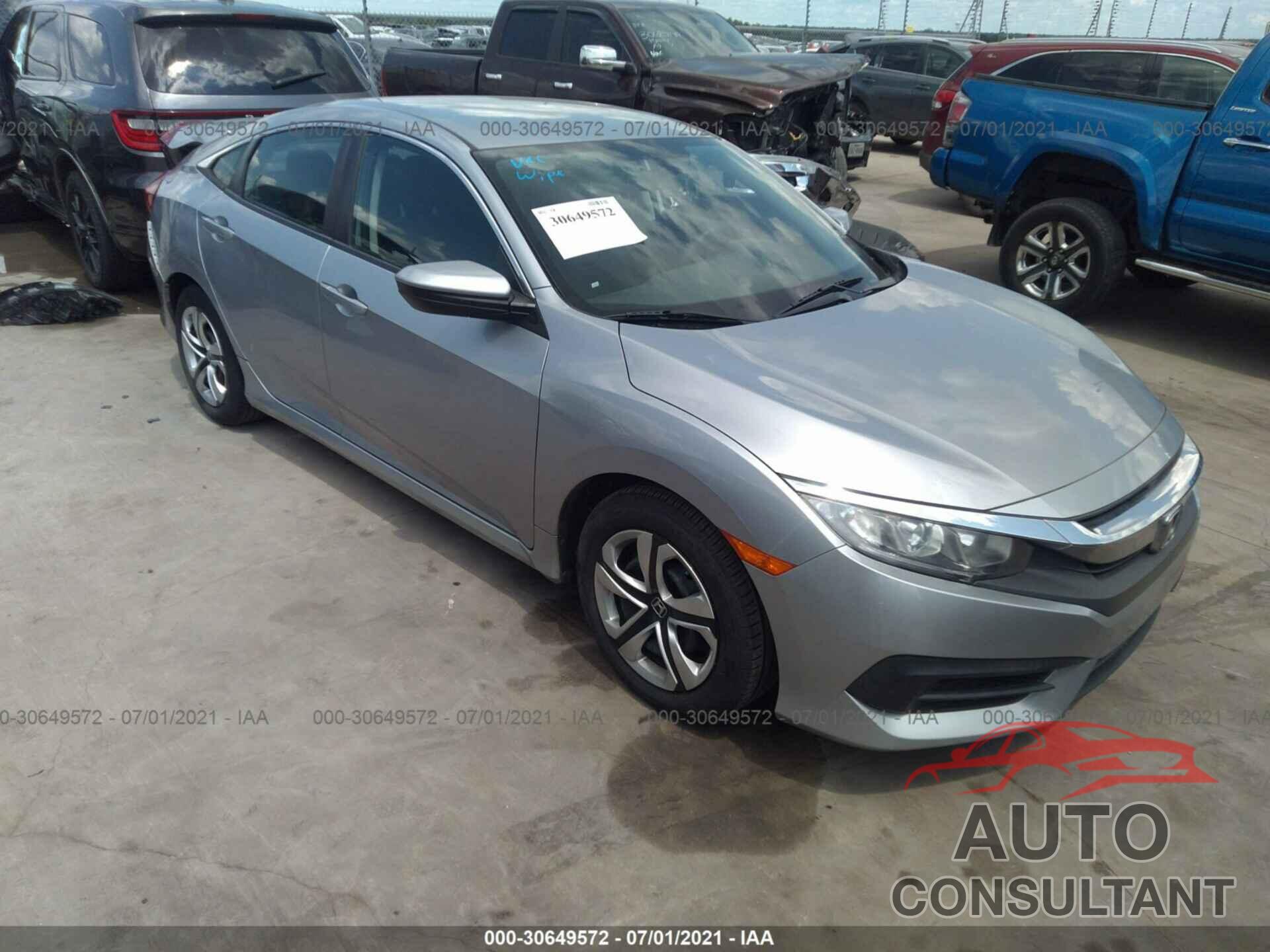 HONDA CIVIC SEDAN 2016 - 19XFC2F52GE046303