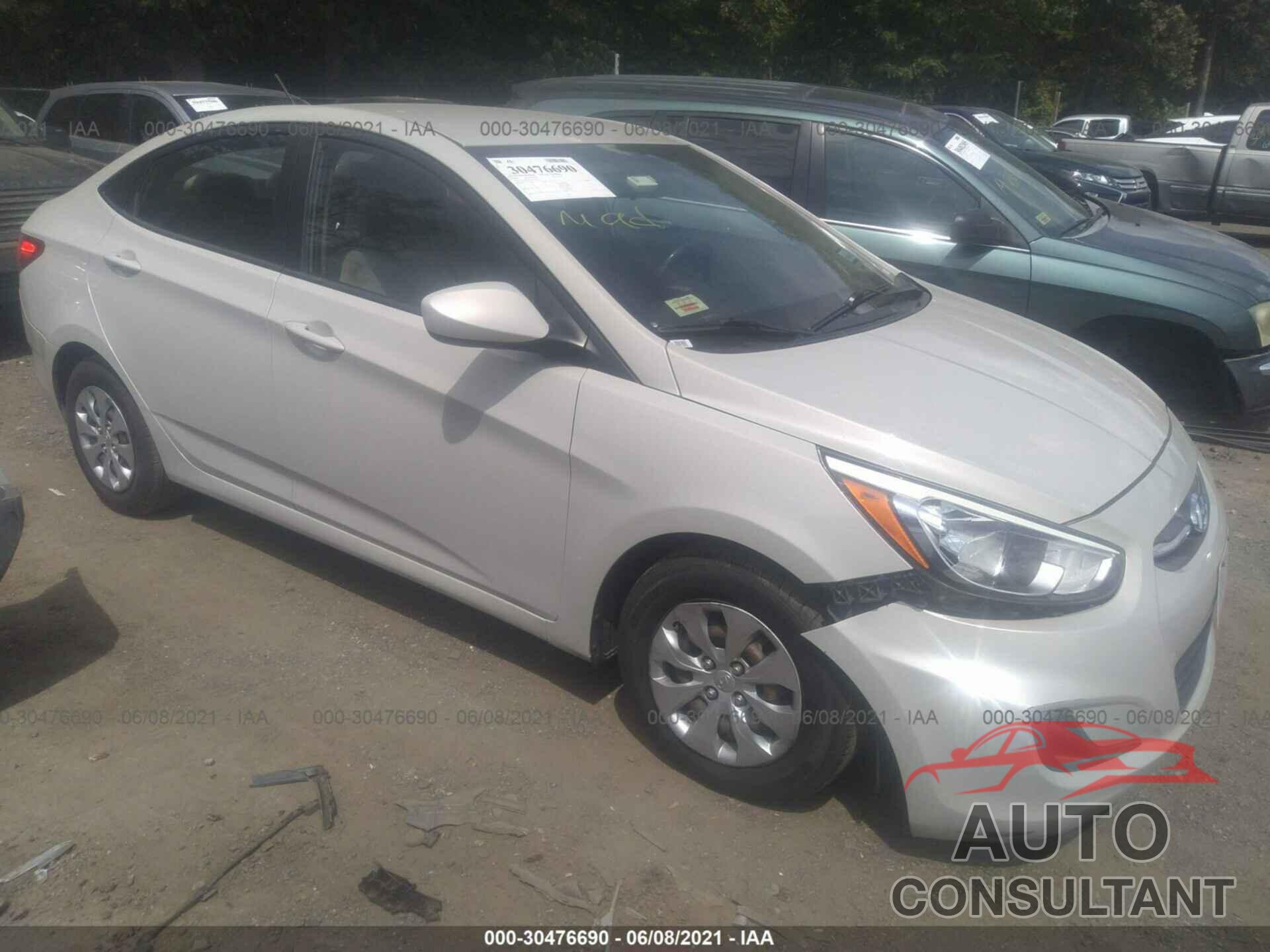 HYUNDAI ACCENT 2016 - KMHCT4AE6GU089822