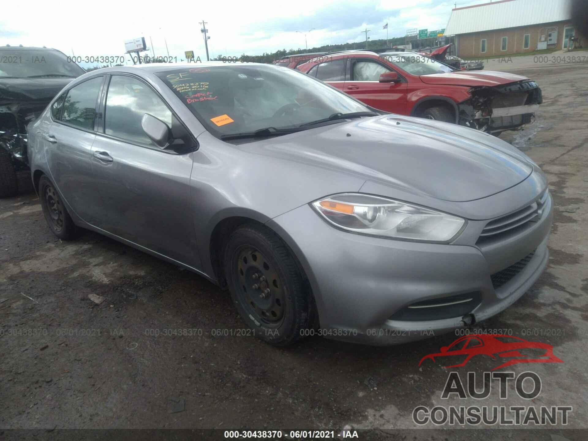 DODGE DART 2016 - 1C3CDFAA1GD549323