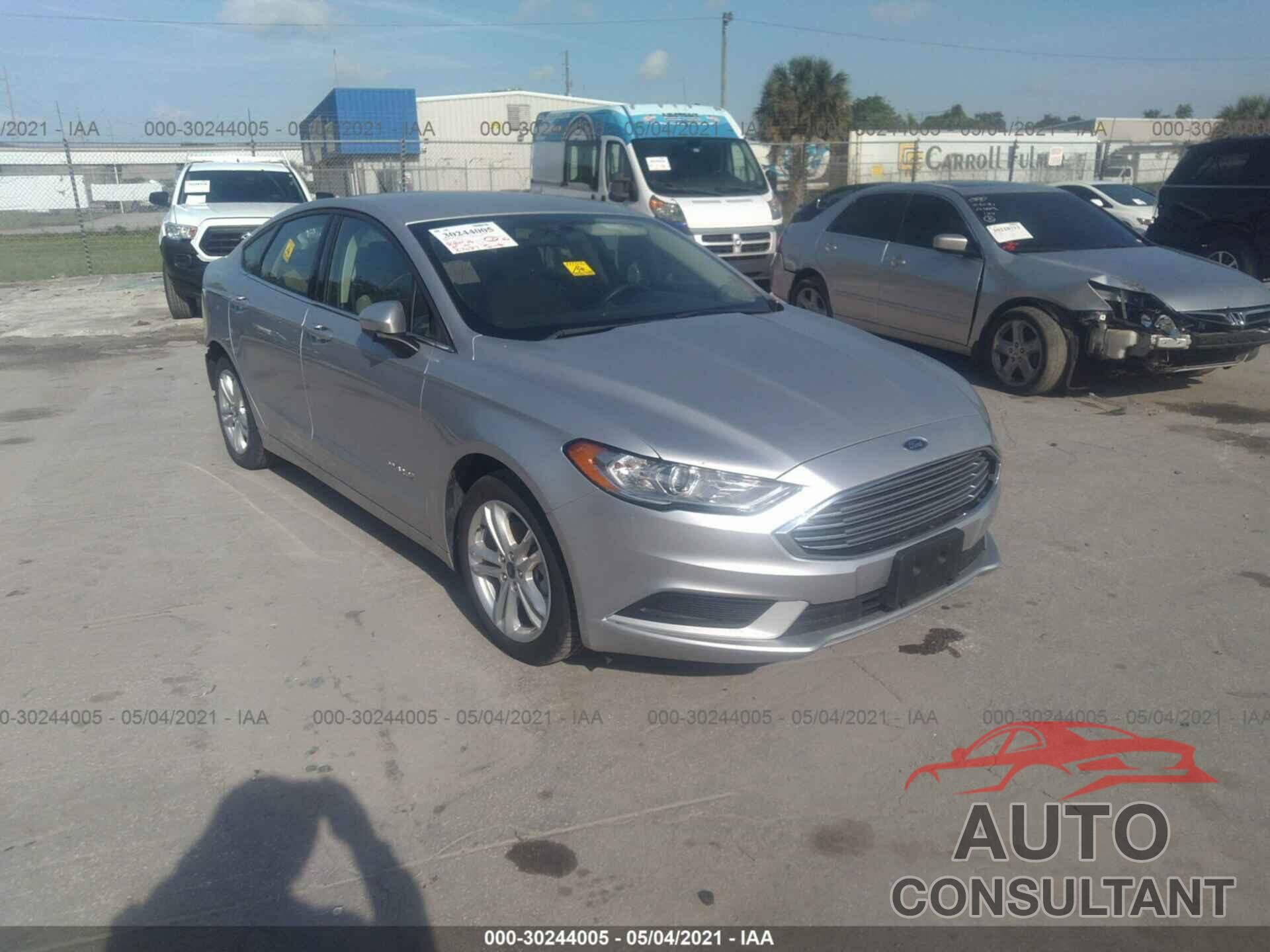 FORD FUSION HYBRID 2018 - 3FA6P0UUXJR235886