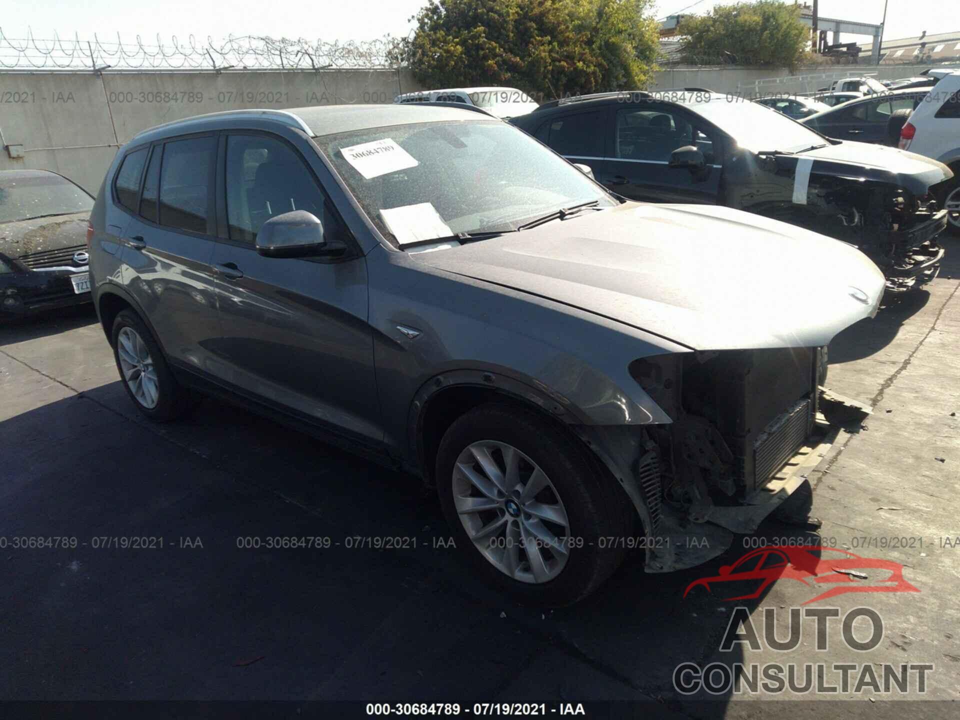 BMW X3 2016 - 5UXWX9C51G0D68829