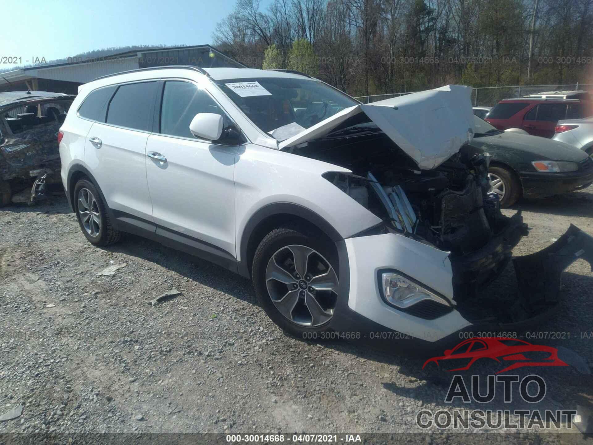 HYUNDAI SANTA FE 2016 - KM8SM4HF6GU159603