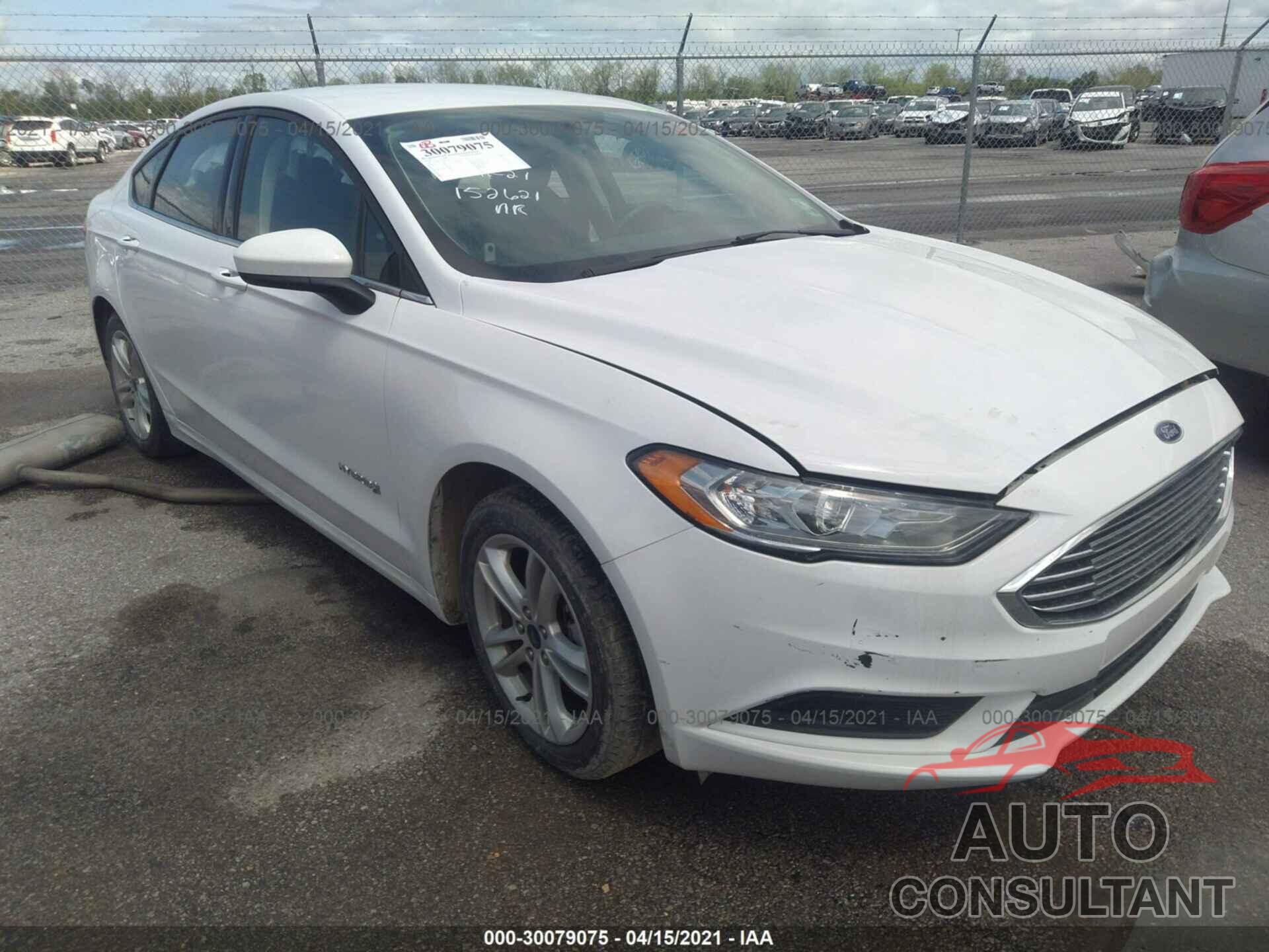 FORD FUSION HYBRID 2018 - 3FA6P0LU6JR152621