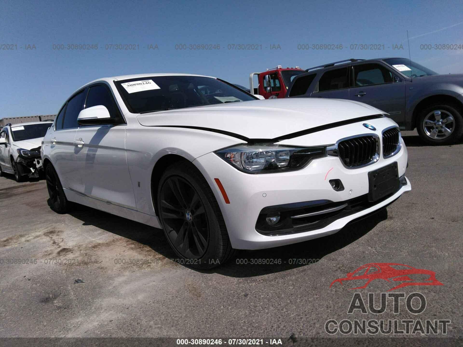 BMW 3 SERIES 2017 - WBA8E1C39HK895517