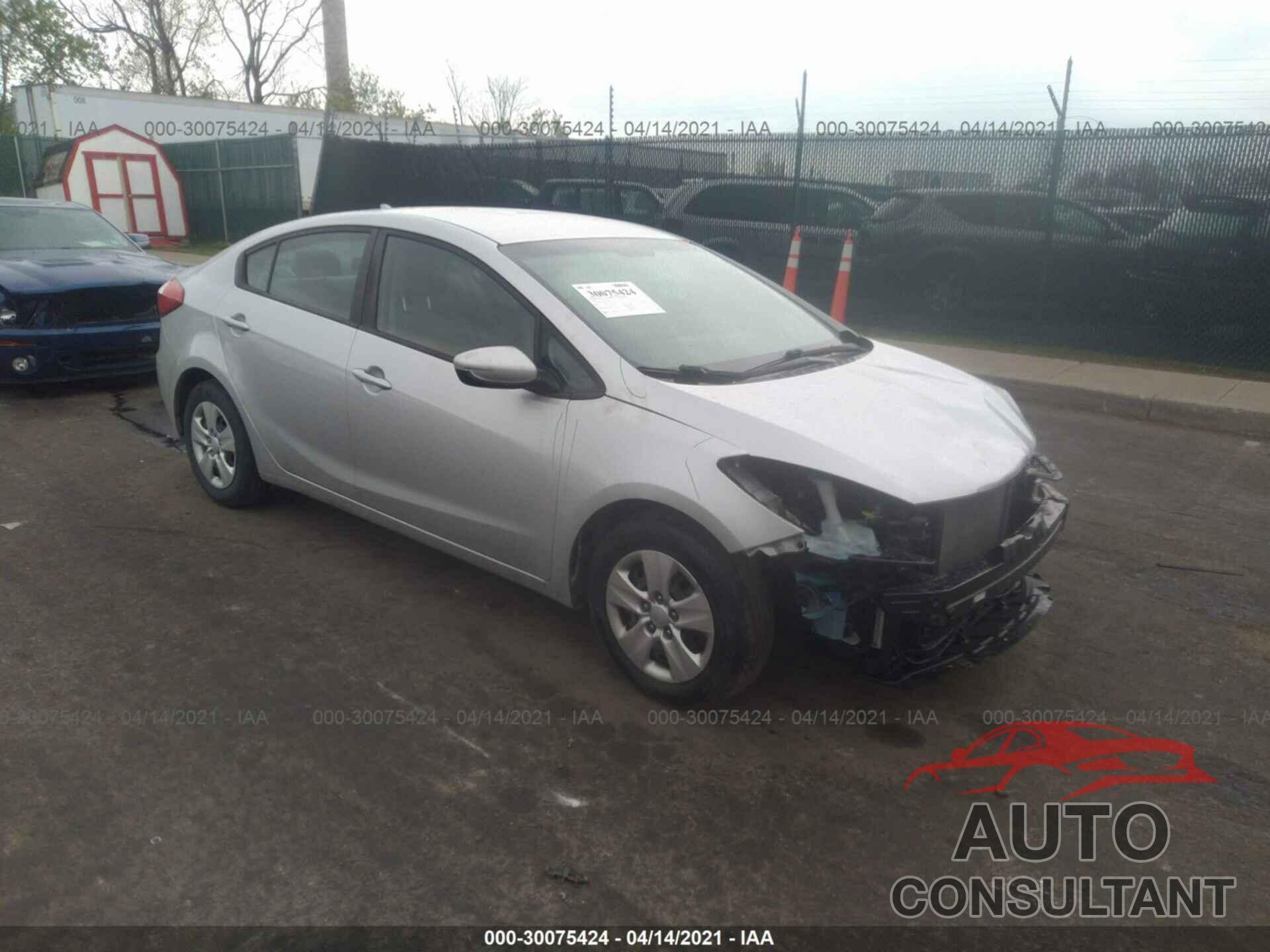 KIA FORTE 2016 - KNAFK4A69G5532436