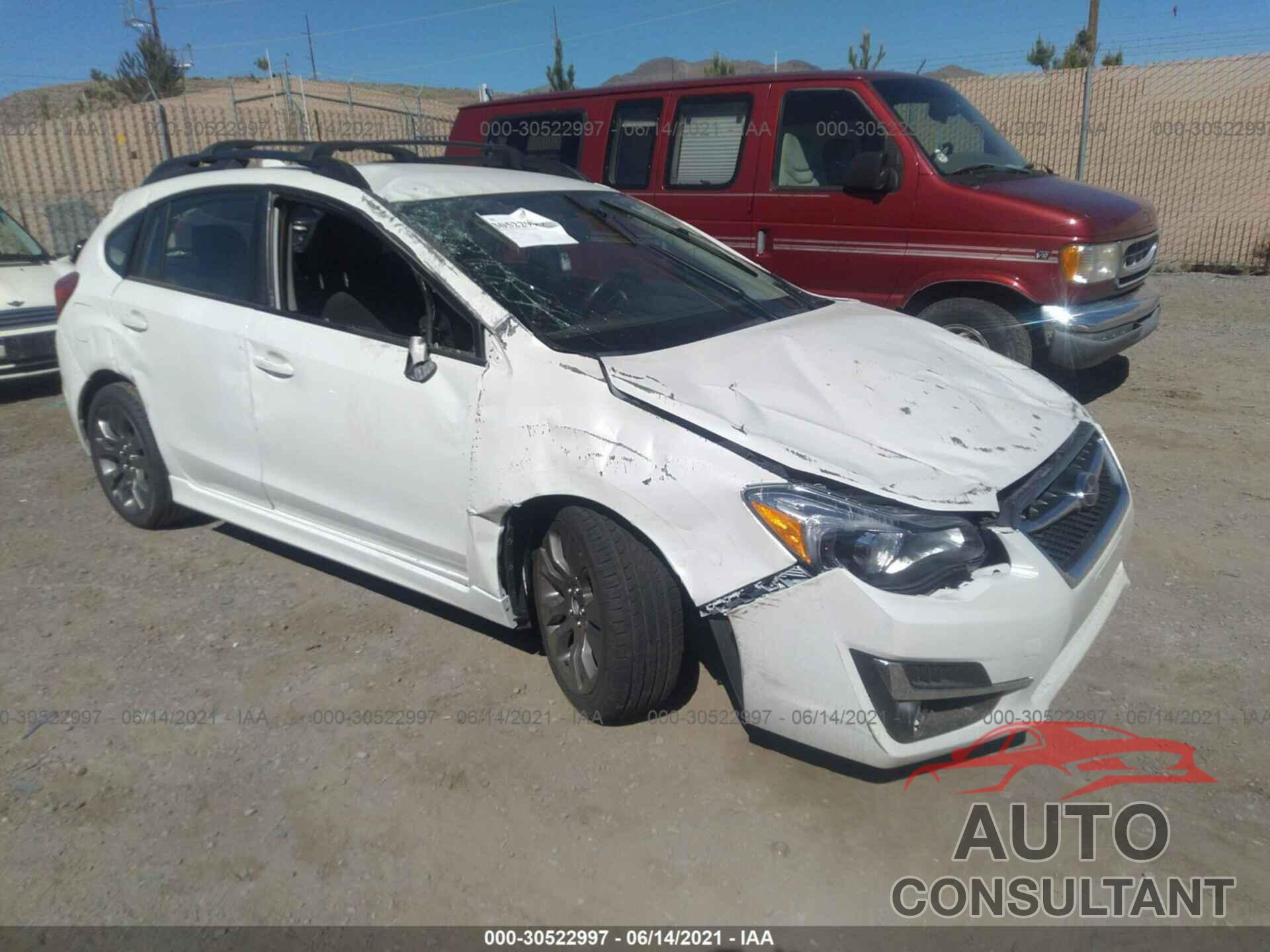 SUBARU IMPREZA WAGON 2016 - JF1GPAU61GH303580