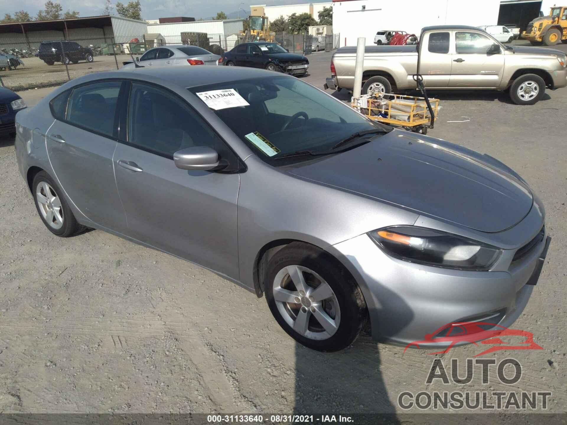 DODGE DART 2016 - 1C3CDFBBXGD668074