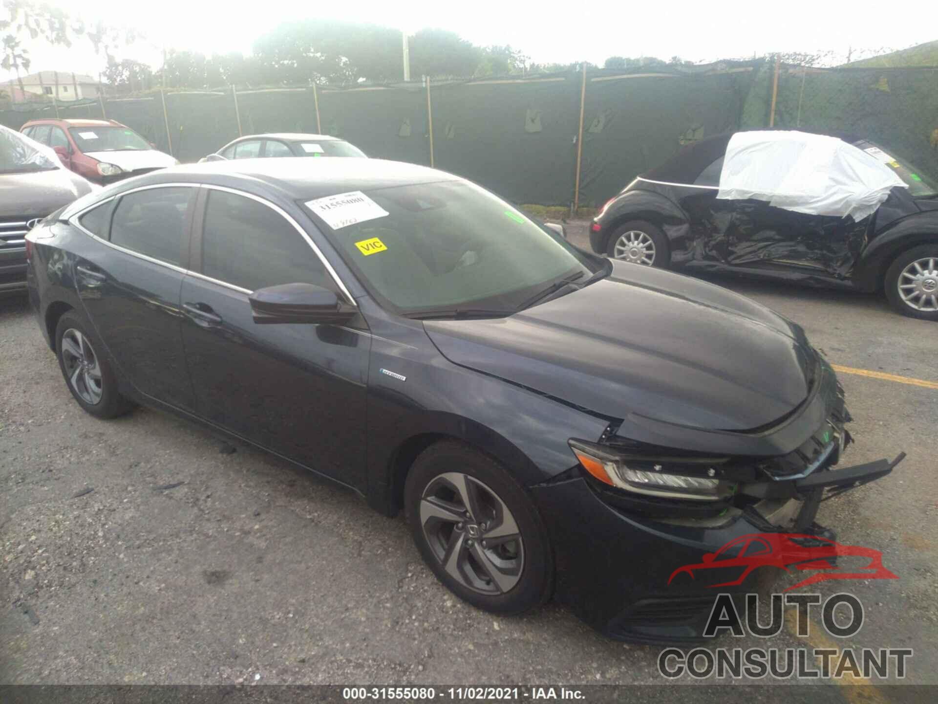 HONDA INSIGHT 2019 - 19XZE4F53KE028730