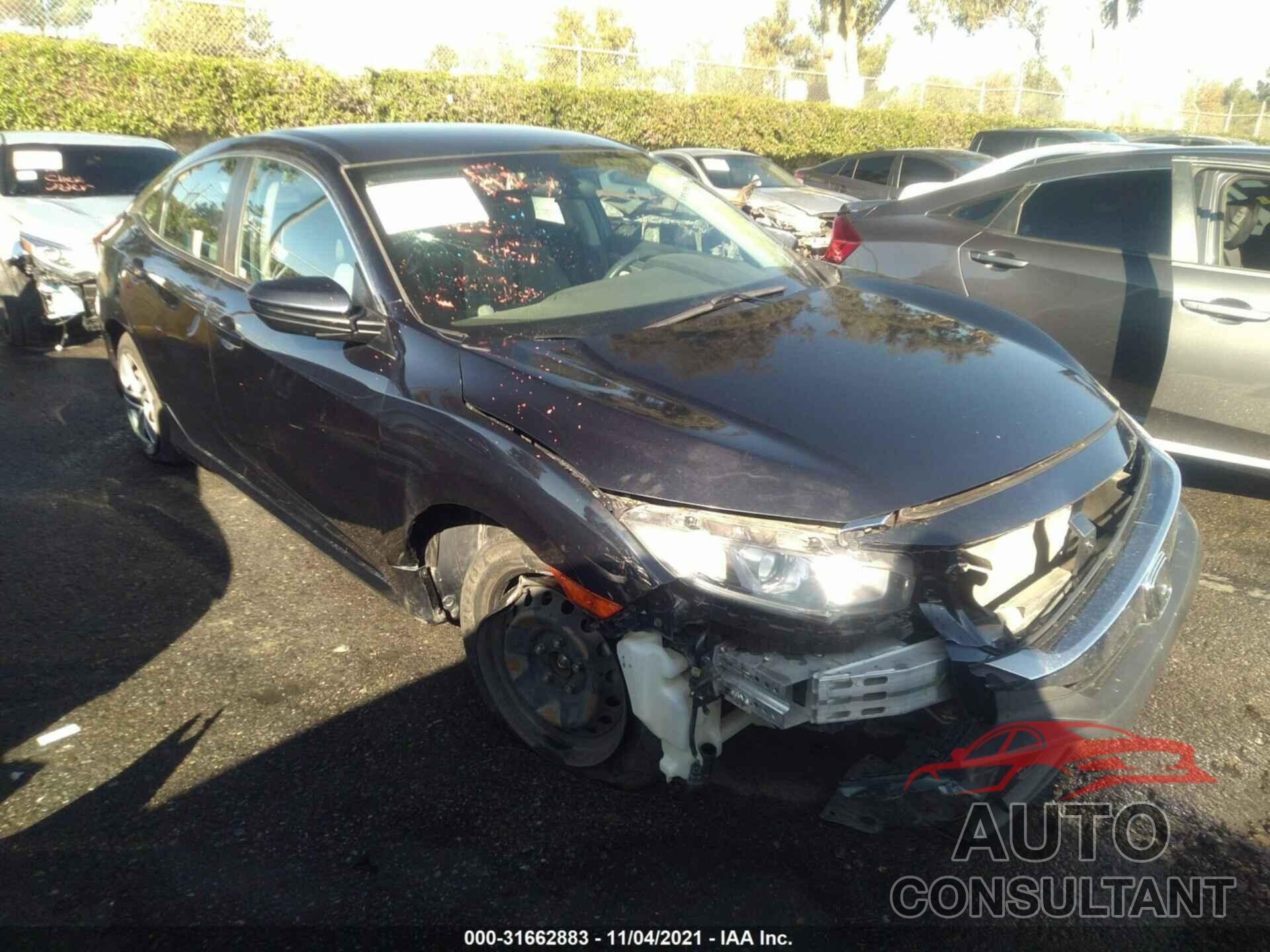 HONDA CIVIC SEDAN 2016 - 19XFC2F50GE237718