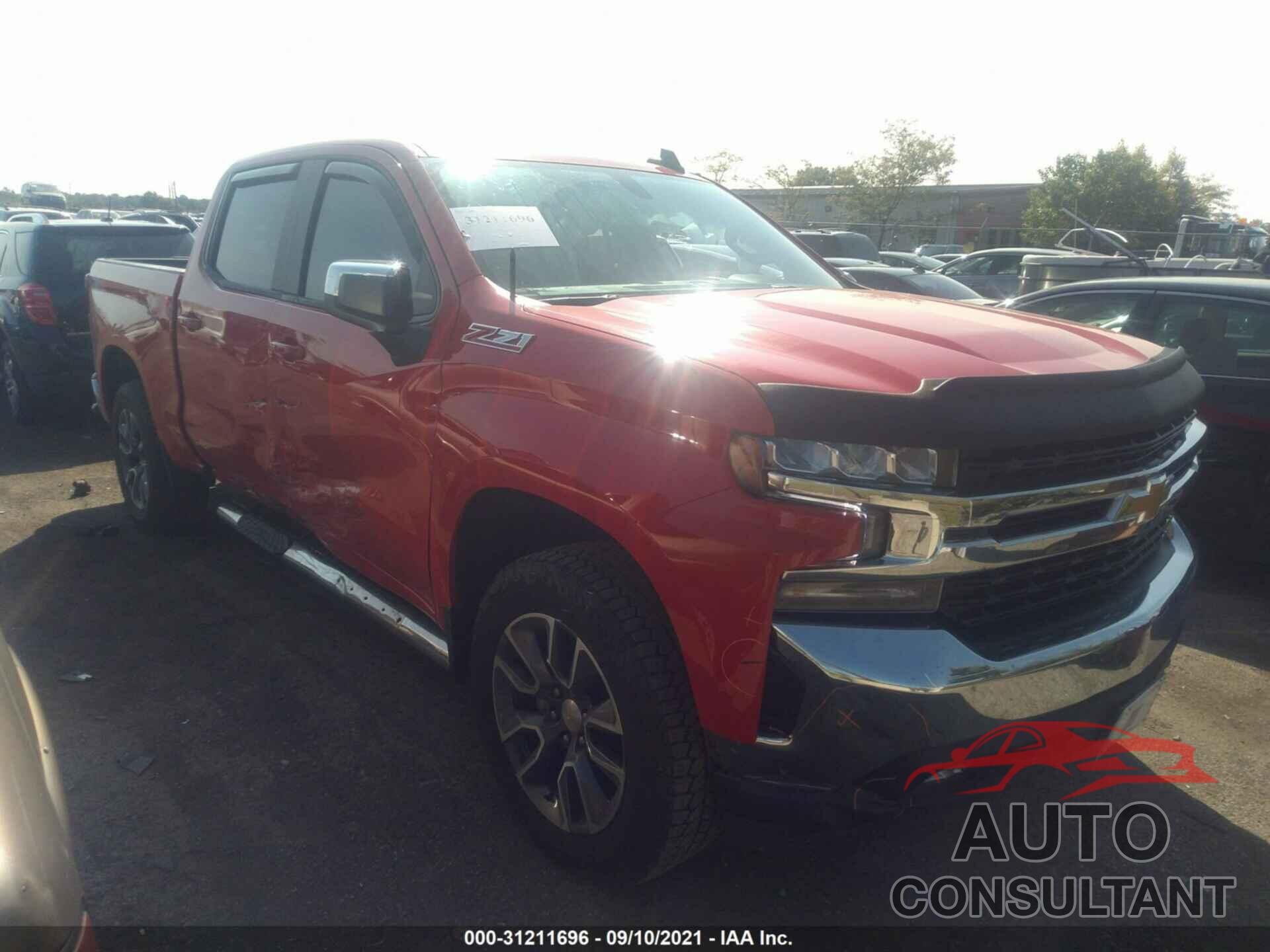 CHEVROLET SILVERADO 1500 2021 - 3GCUYDED0MG166582