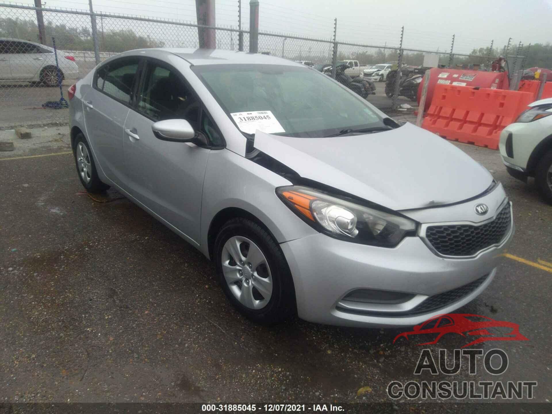 KIA FORTE 2016 - KNAFK4A62G5444196