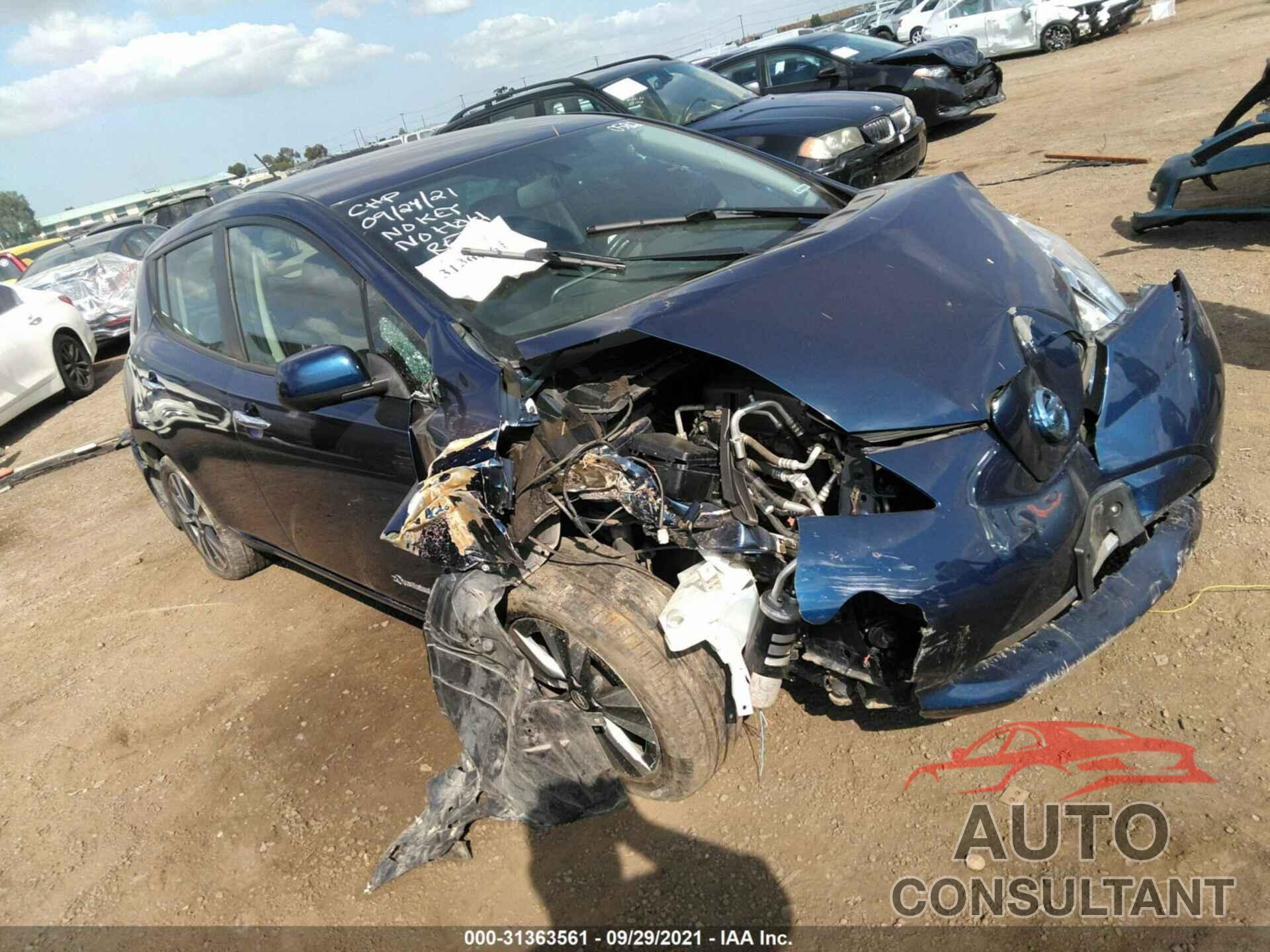 NISSAN LEAF 2016 - 1N4BZ0CP4GC300582