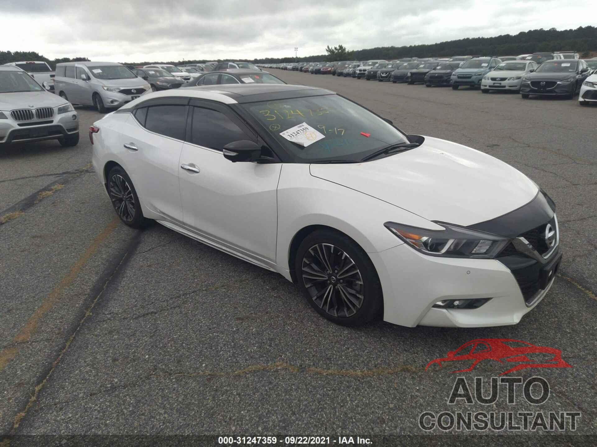 NISSAN MAXIMA 2018 - 1N4AA6AP0JC395190