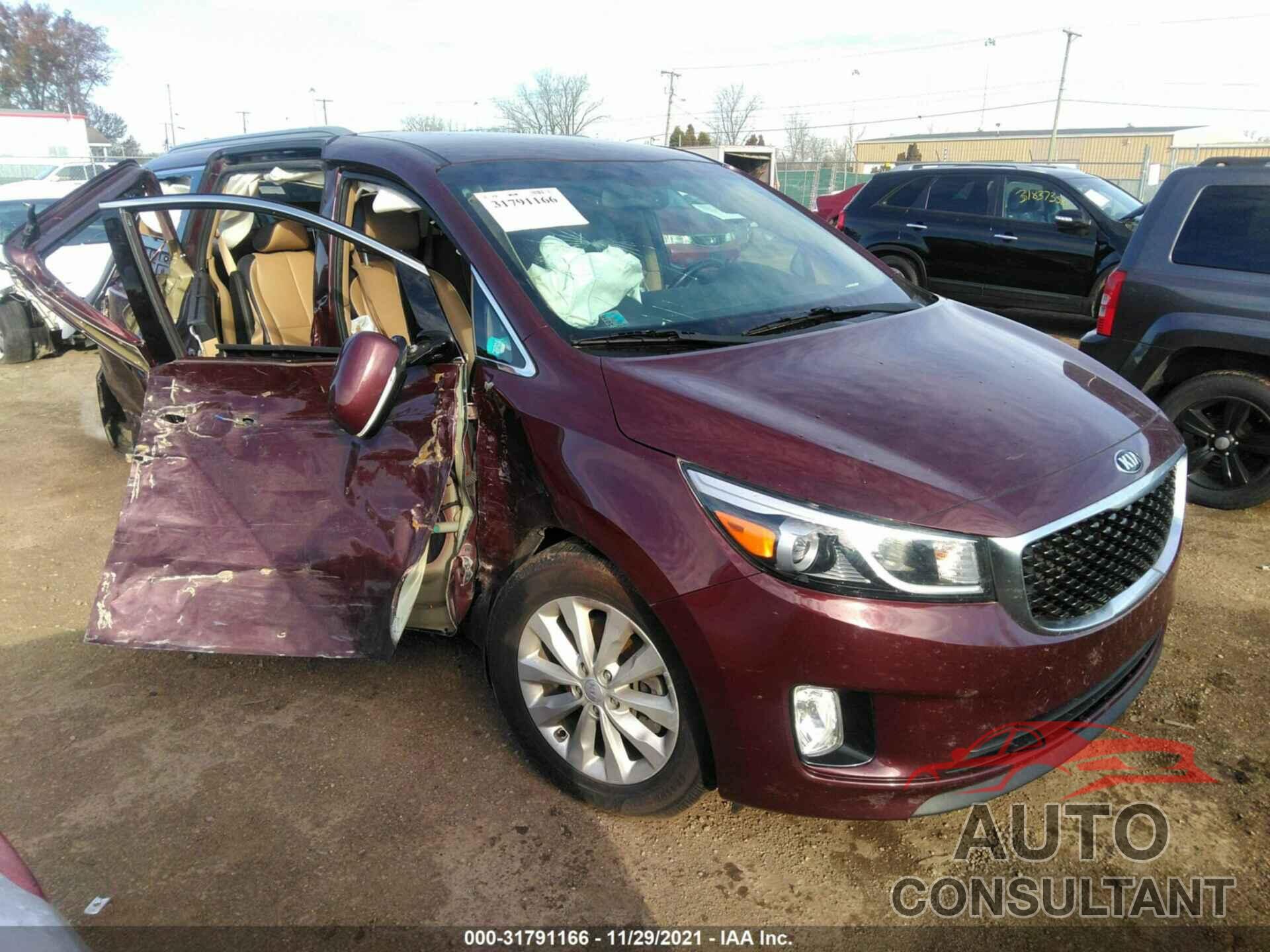 KIA SEDONA 2016 - KNDMC5C16G6184281