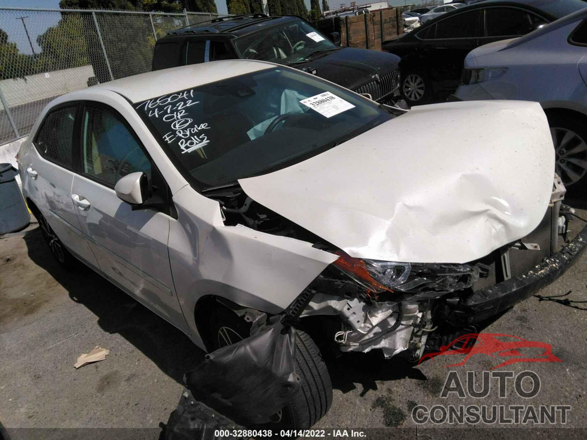 TOYOTA COROLLA 2017 - 5YFBURHE1HP692384