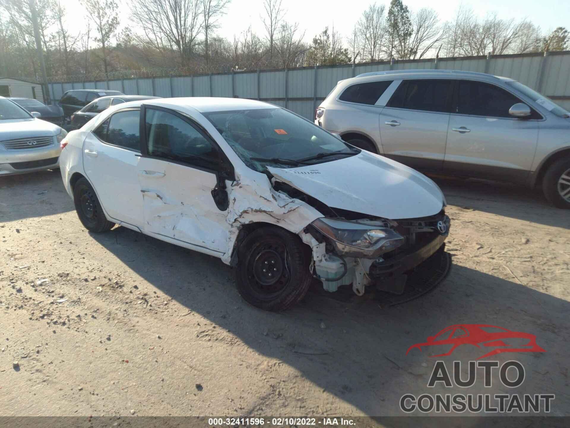TOYOTA COROLLA 2016 - 2T1BURHE9GC595271