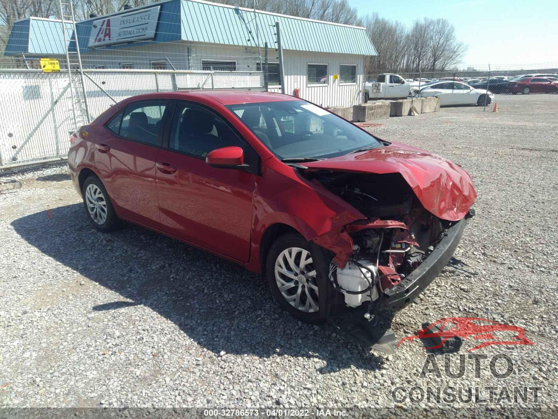 TOYOTA COROLLA 2018 - 2T1BURHE4JC063630