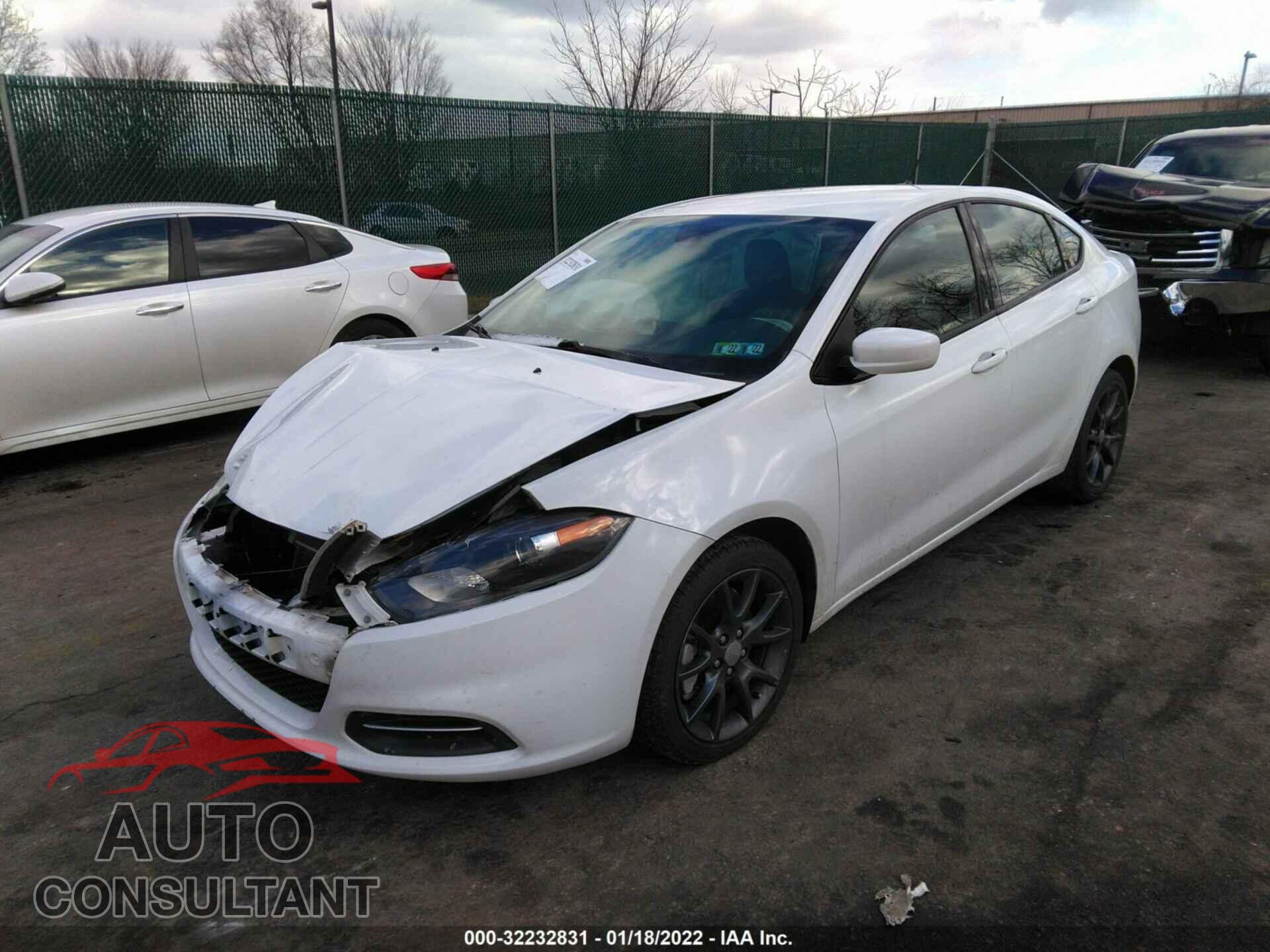 DODGE DART 2016 - 1C3CDFAA1GD591684