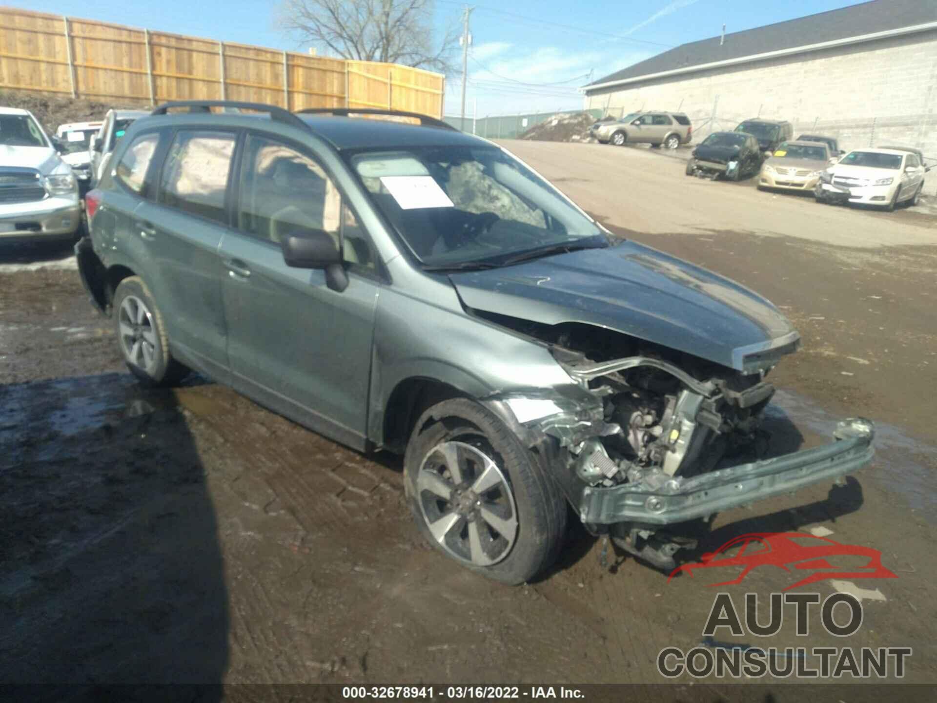 SUBARU FORESTER 2017 - JF2SJABC3HH460612