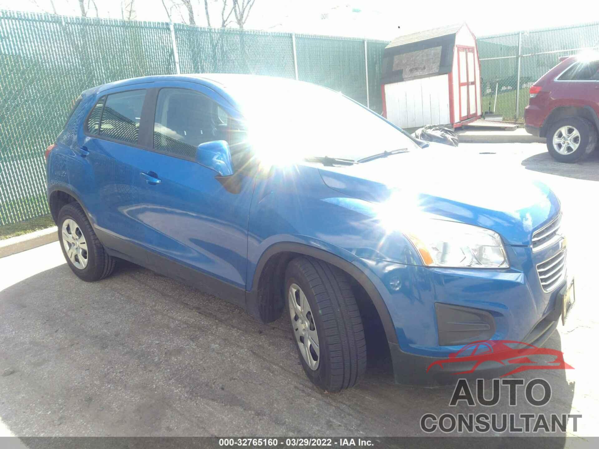 CHEVROLET TRAX 2016 - KL7CJKSB3GB760276