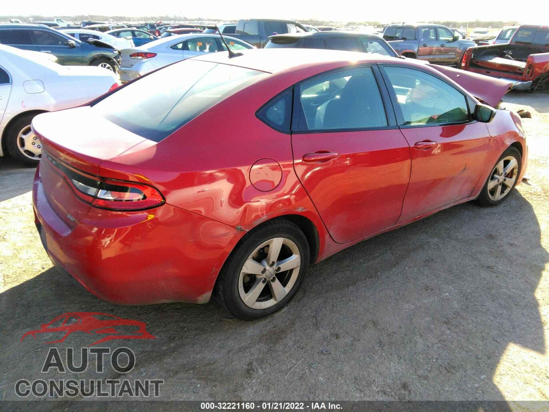 DODGE DART 2016 - 1C3CDFFA2GD801833