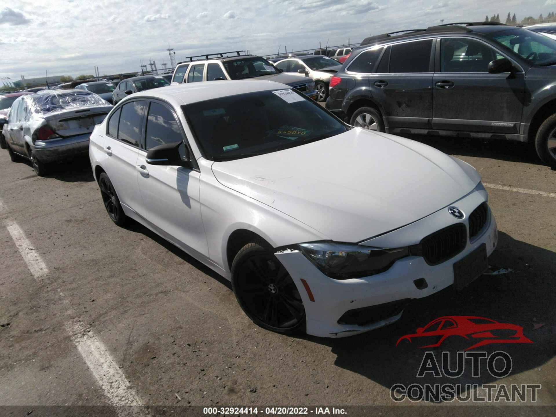 BMW 3 SERIES 2016 - WBA8E9C5XGK648179