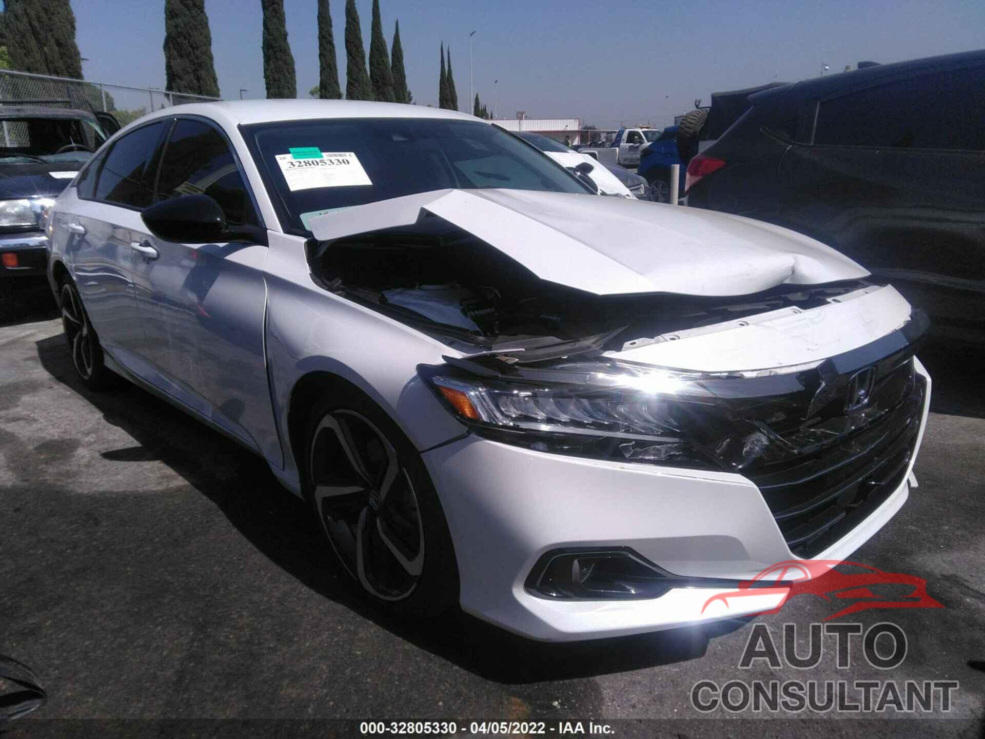 HONDA ACCORD SEDAN 2021 - 1HGCV1F43MA048379