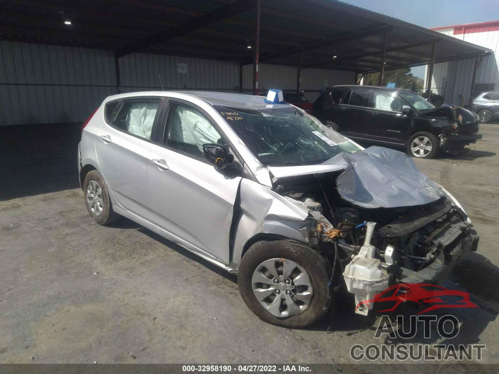 HYUNDAI ACCENT 2016 - KMHCT5AEXGU289334