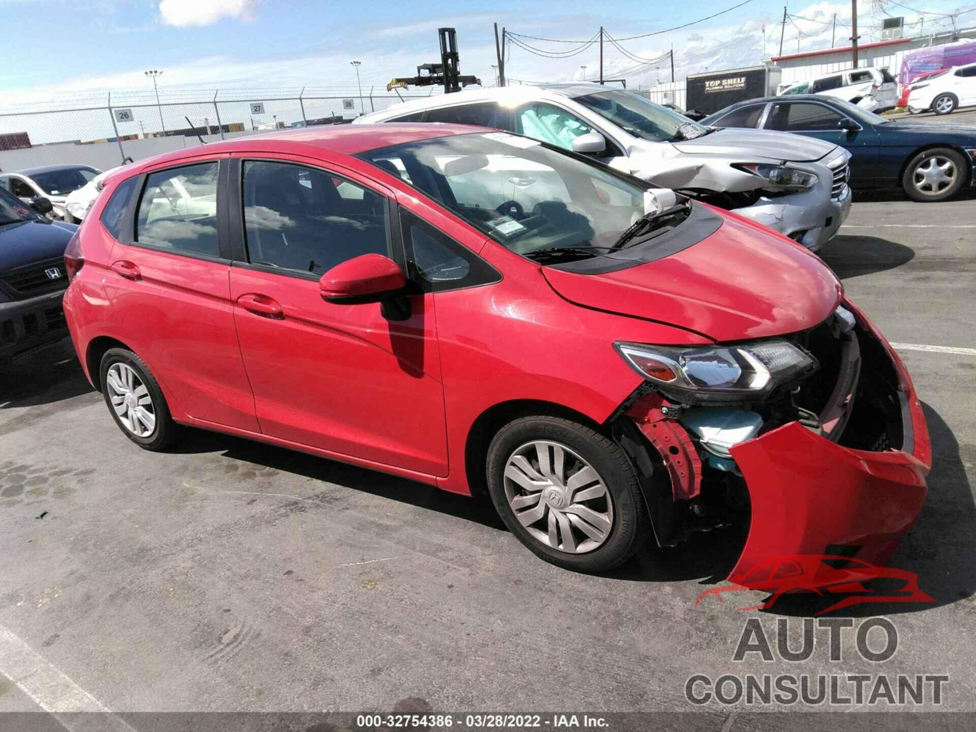 HONDA FIT 2016 - JHMGK5H50GS012099