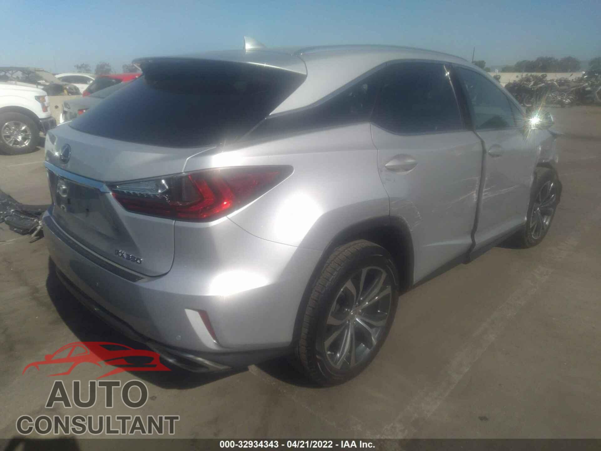 LEXUS RX 2017 - 2T2ZZMCA9HC054709