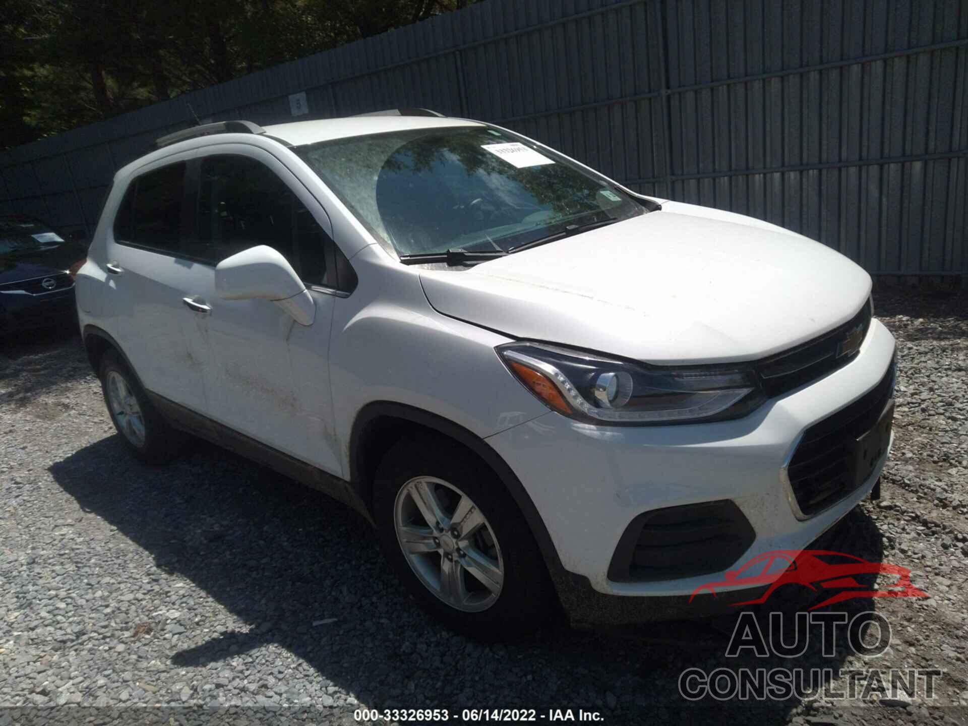 CHEVROLET TRAX 2018 - KL7CJLSB8JB640308